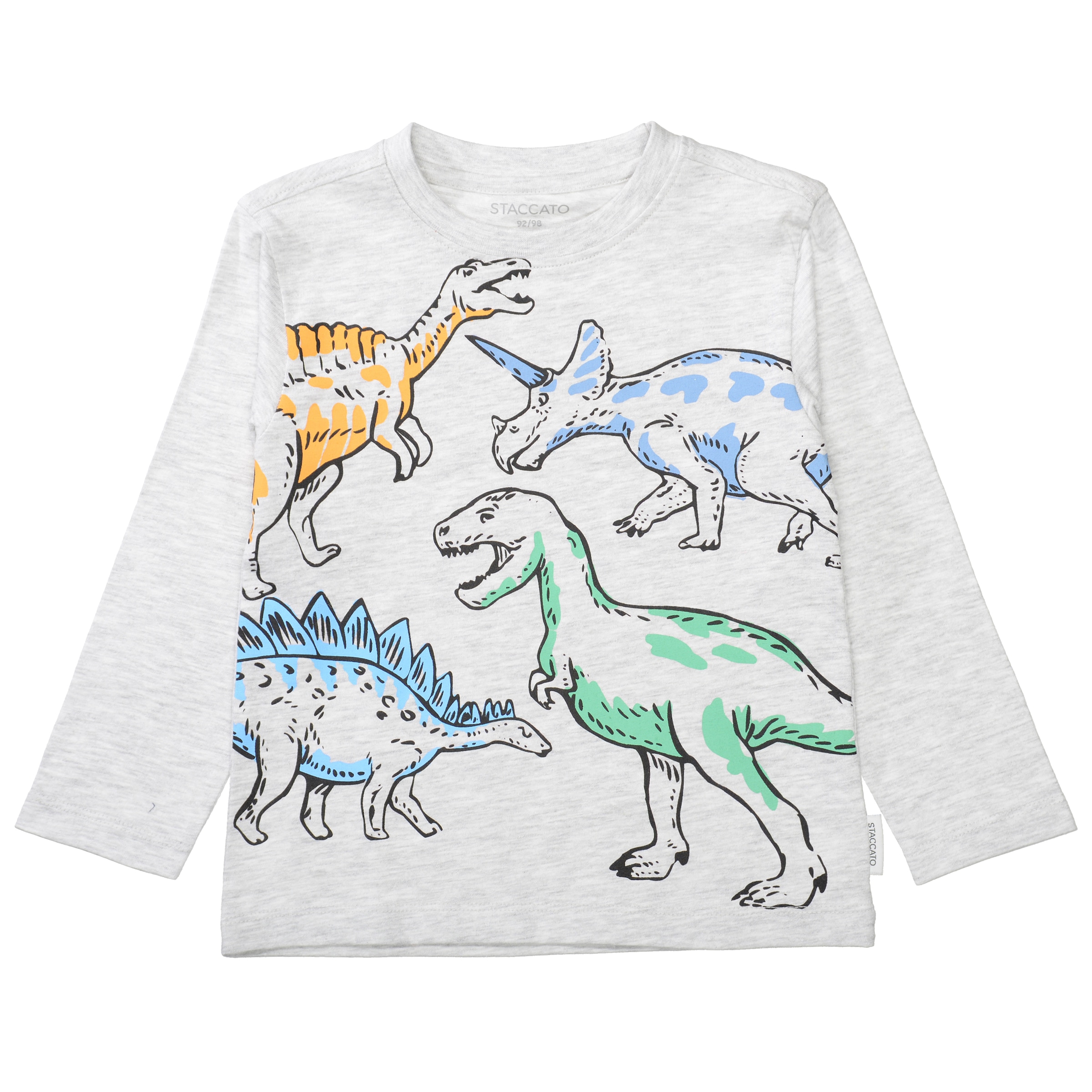 STACCATO T-shirt à manches longues 2er Pack, mit Dino-Prints, für Boys
