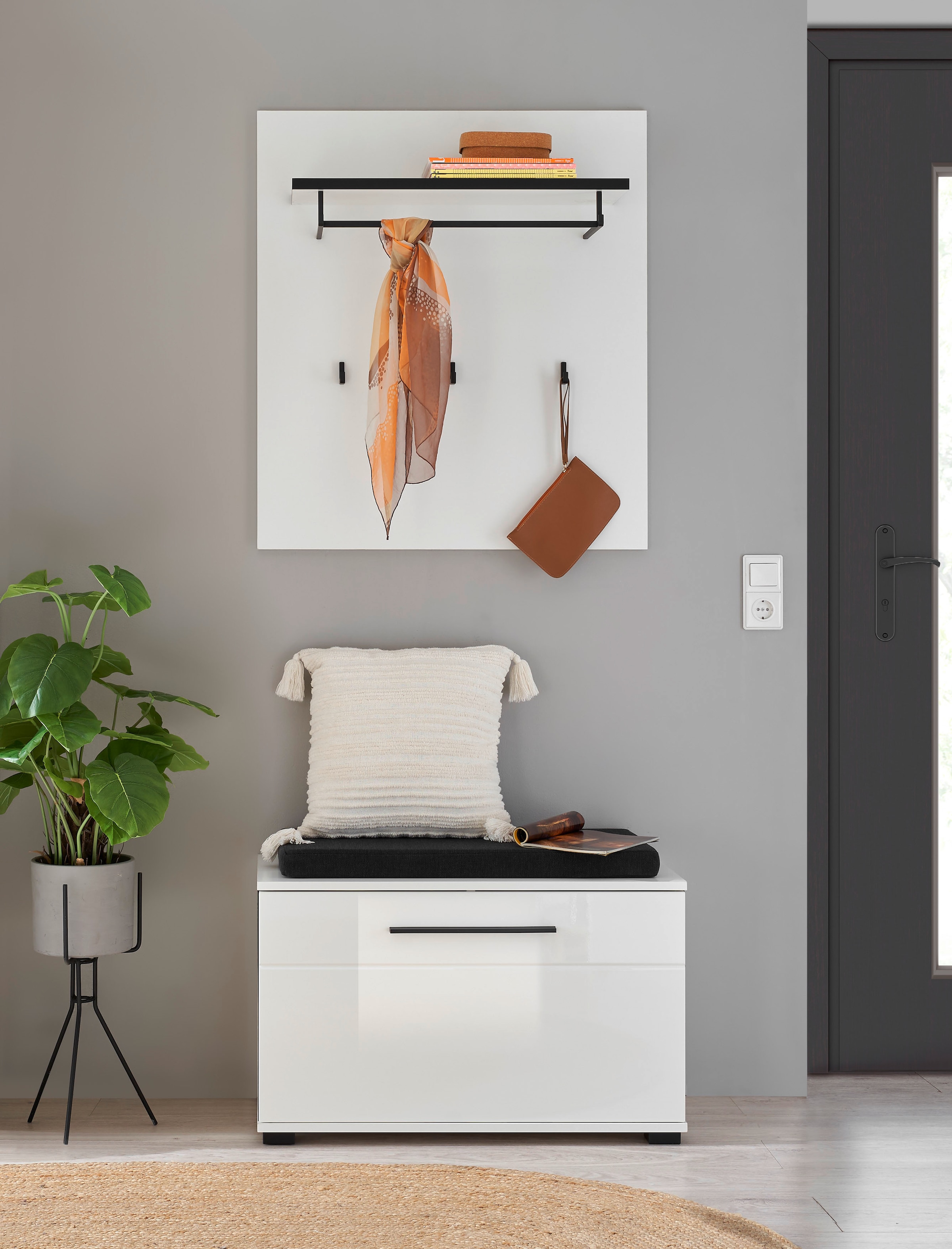 Home affaire Garderoben-Set »Cantara, moderne Garderobe, Komplettset mit viel Stauraum« Komplett-Set, 2 Stk. tlg.