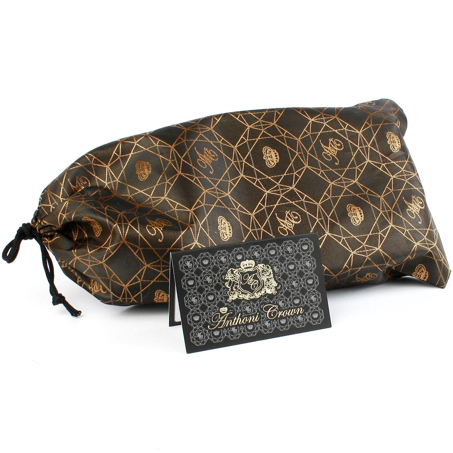 Anthoni Crown Ledergürtel mit Anthoni Crown Wappen aus Lackleder