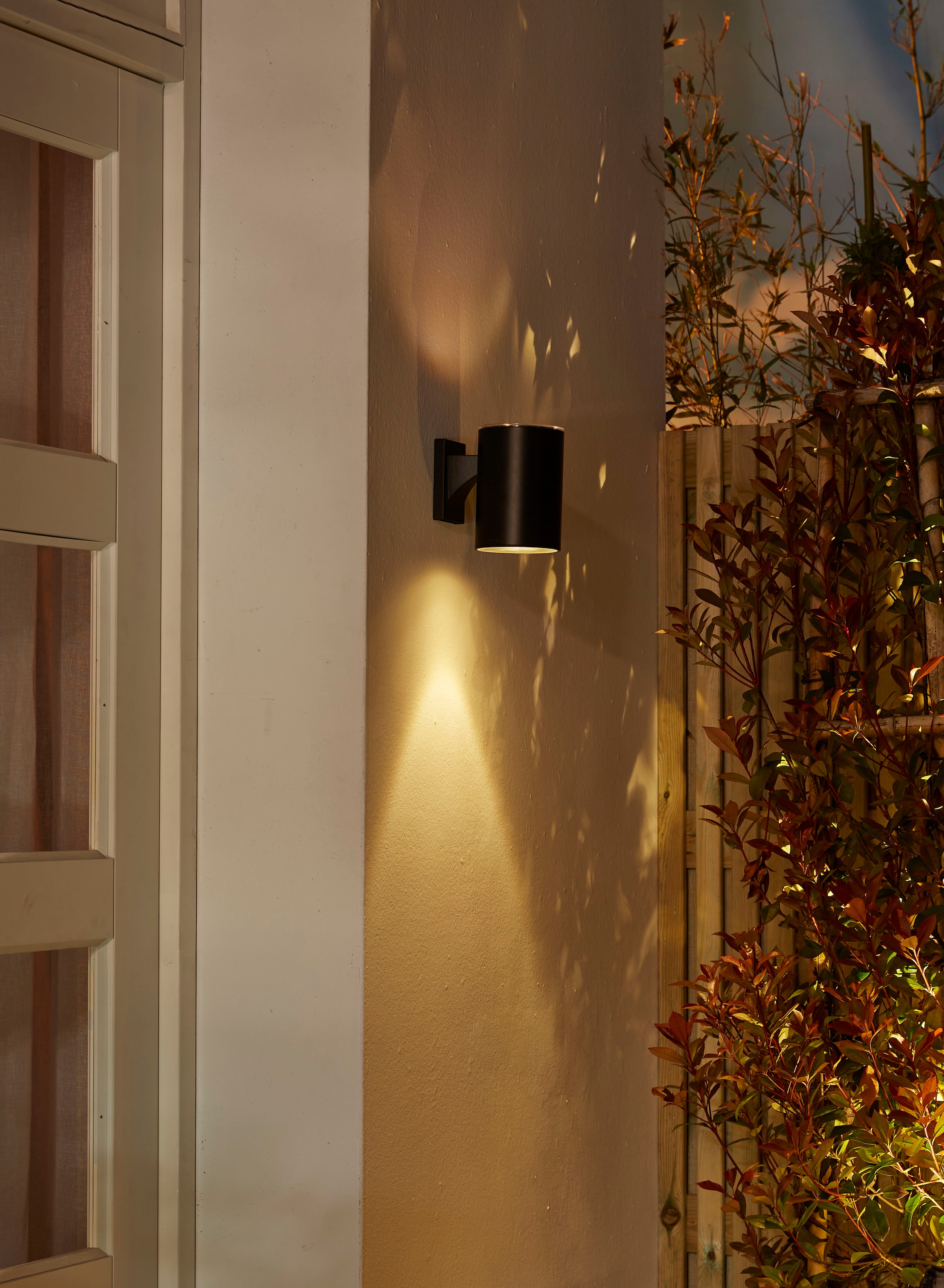LUXFORM Lampe murale extérieure »Solar-Intelligente Hybrid-Wandleuchte - Ohio« Module LED 1 cuis adapté pour l'extérieur IP33