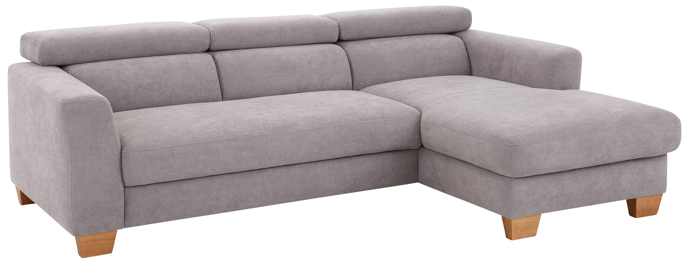Image of Home affaire Ecksofa »Steve Luxus«, mit besonders hochwertiger Polsterung für bis zu 140 kg pro Sitzfläche, incl. Kopfteilverstellung, auch in Bezug Aqua Clean Supreme: mit Wasser zu reinigen, ideal bei Tierhaaren und gegen Krallen bei Ackermann Versand S