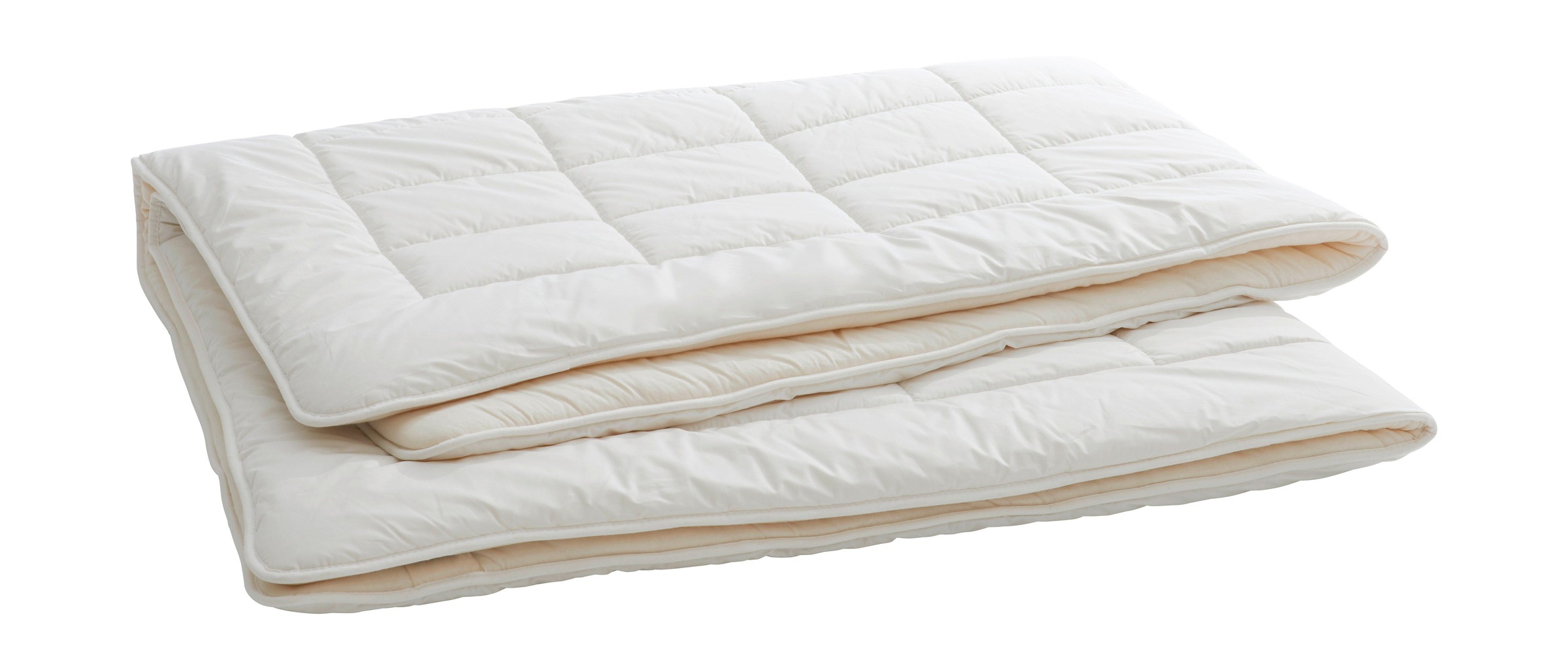 Image of billerbeck Naturhaarbettdecke »Organic Lana Duo«, normal, Füllung 100% Schafschurwolle aus kontrolliert biologischer Tierhaltung, Bezug Oberseite: 100% Baumwolle Soft-Batist, Unterseite: Jersey aus kontrolliert biologischem Anbau, (1 St.) bei Ackermann Ve