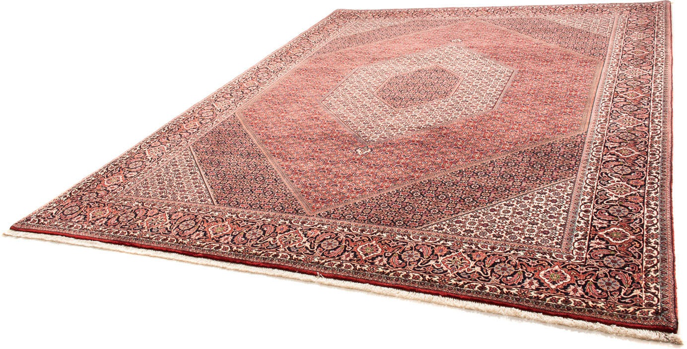 Image of morgenland Orientteppich »Perser - Bidjar - 344 x 254 cm - hellrot«, rechteckig, 15 mm Höhe, Wohnzimmer, Handgeknüpft, Einzelstück mit Zertifikat bei Ackermann Versand Schweiz