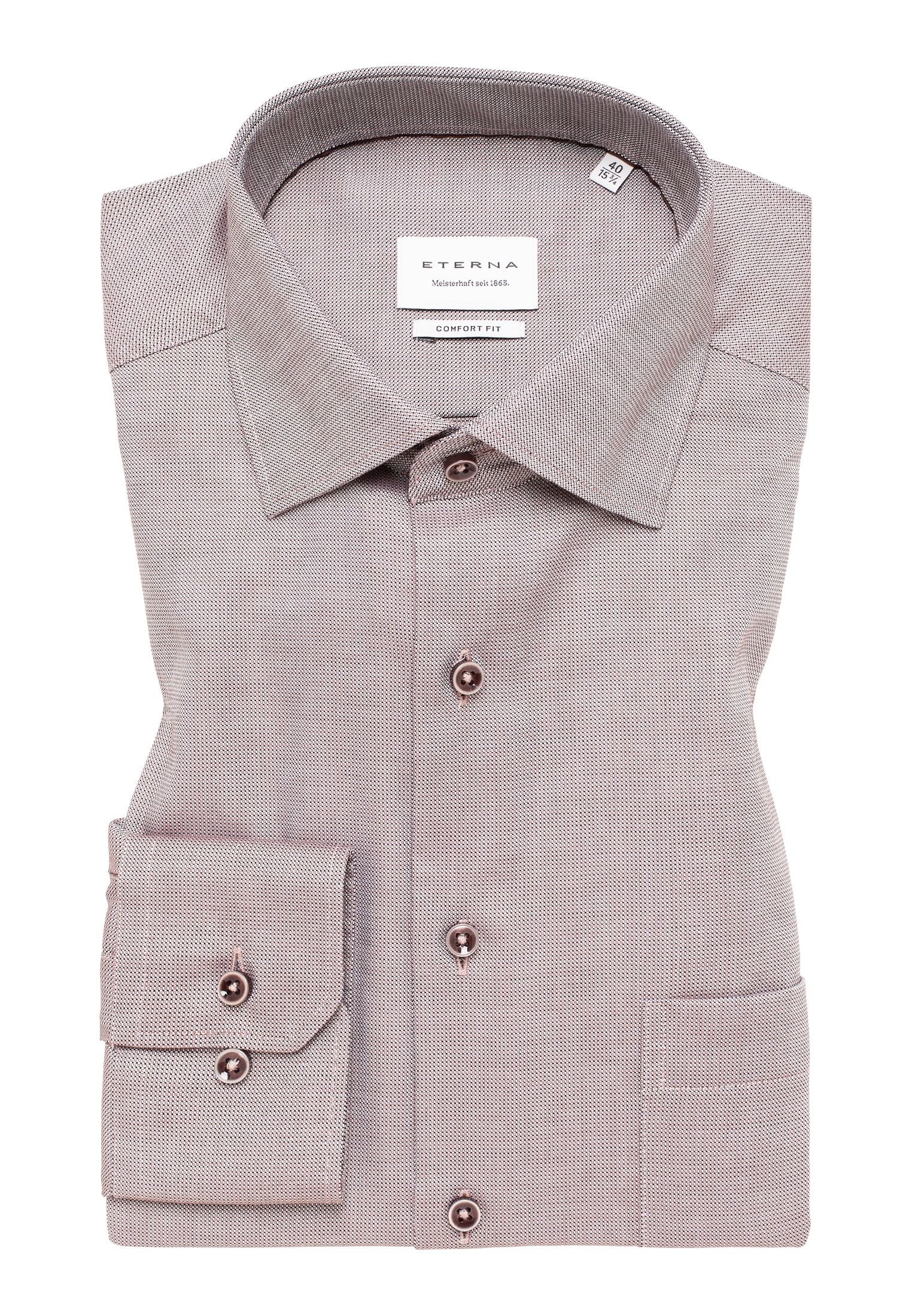 Eterna Langarmhemd »COMFORT FIT« NON IRON (bügelfrei)