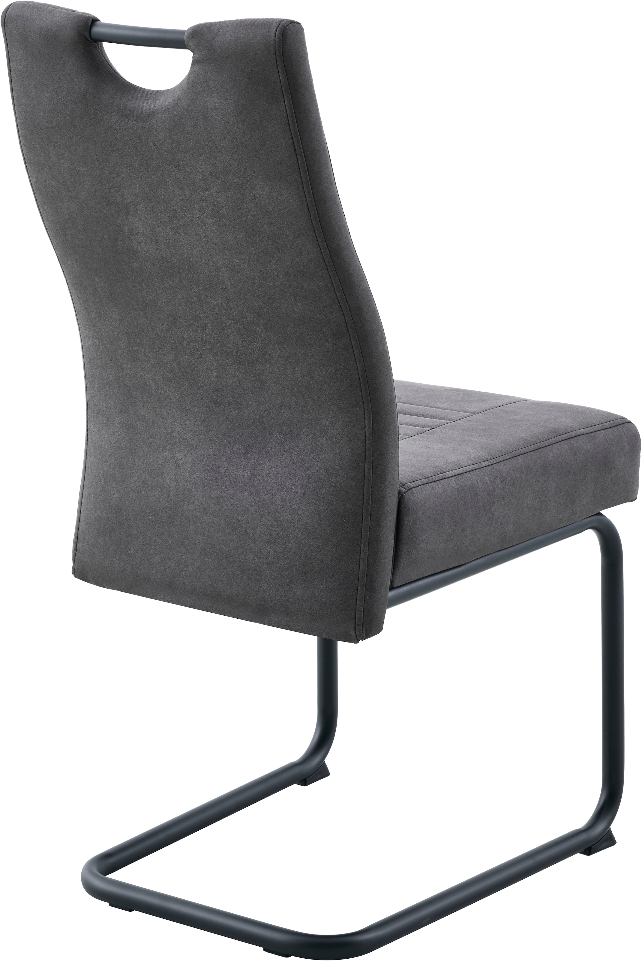 GOODproduct »"Altona", Esstisch ausziehbar plus 6 Stühle, TOPSELLER!« Esstisch ausziehbar 140 - 180 cm, 6 Freischwinger, 7 pièces tlg. Säulentisch 140-180x90 cm, Stuhl mit Federkorb, 140 kg belastbar