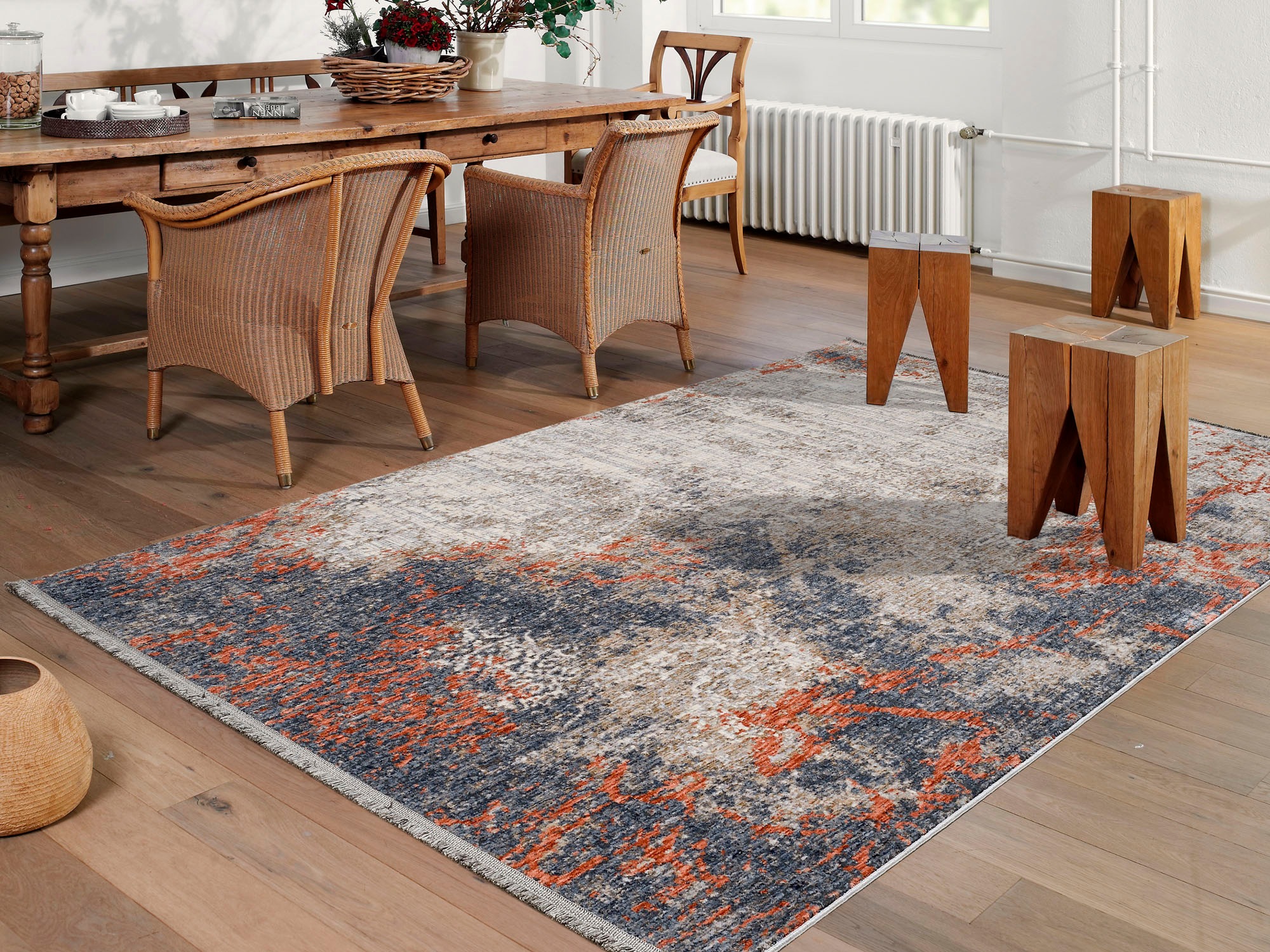 Image of GALLERY M branded by Musterring Teppich "MODENA" rechteckig 8 mm Höhe Kurzflor, Wohnzimmer, Vintage