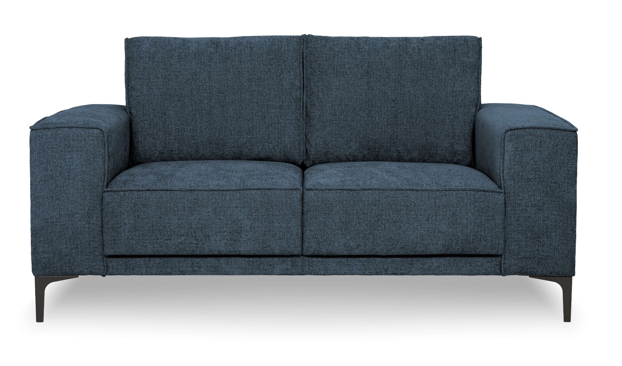 GOODproduct 2-places »Kompaktsofa Oland mit modernem Chenille-Bezug« 164 cm, Wellenunterfederung, Skandi-Design, Metallfüsse