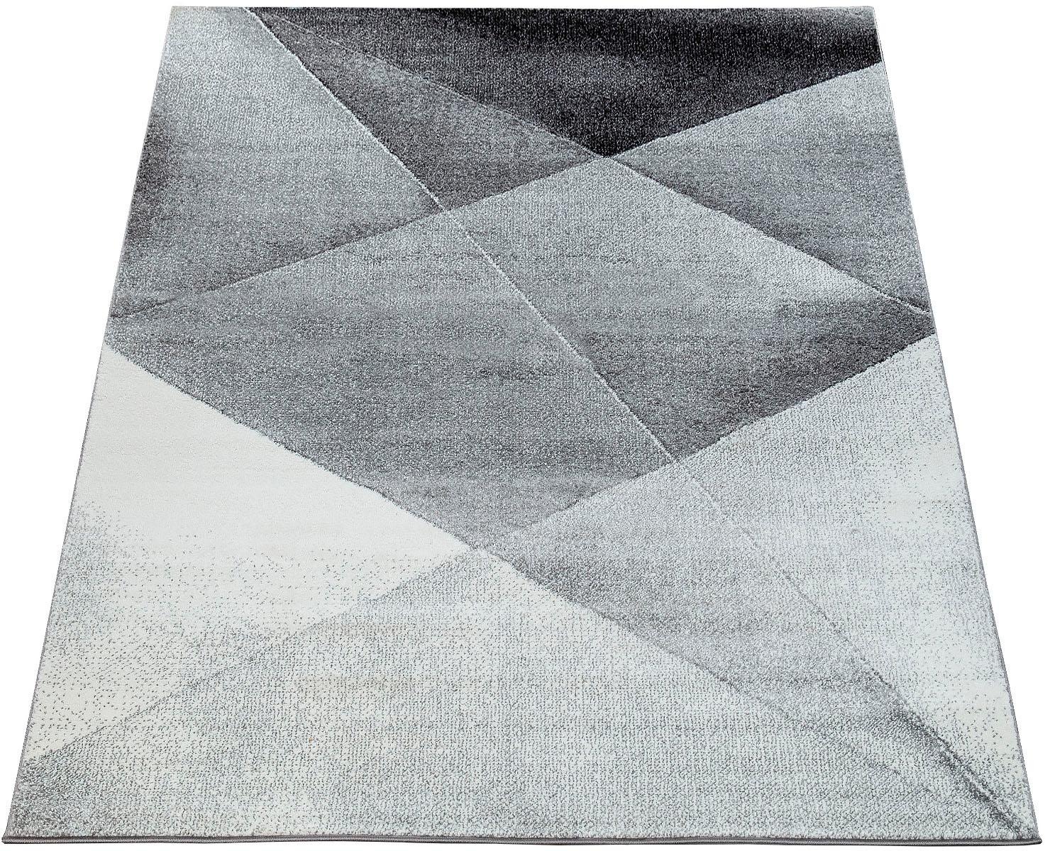 Image of Paco Home Teppich »ECE 922«, rechteckig, 14 mm Höhe, Kurzflor, modernes geometrisches Design, ideal im Wohnzimmer & Schlafzimmer bei Ackermann Versand Schweiz