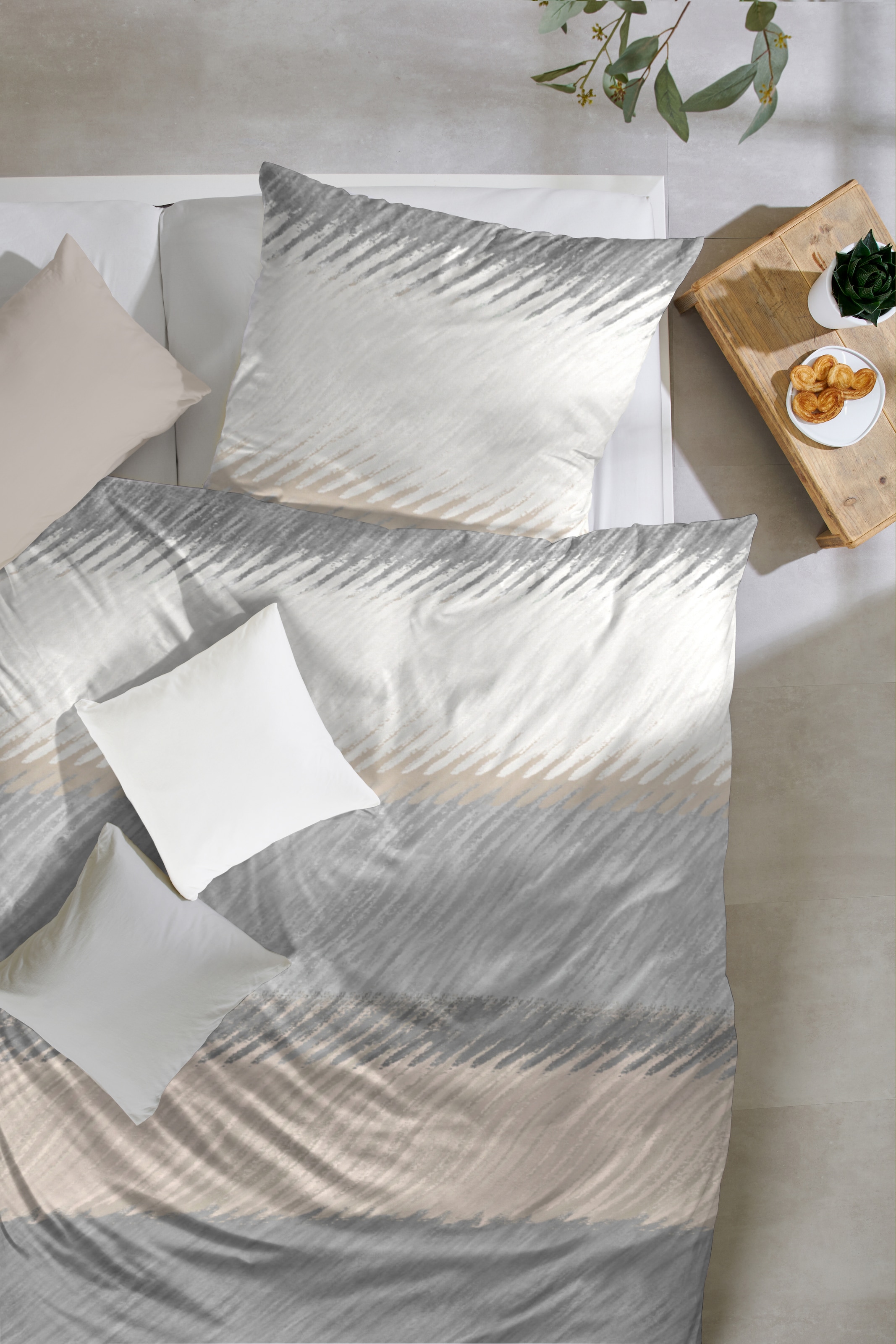 Primera Linge de lit »Feinbiber-Bettwäsche« 2 cuis doux comme du velours et naturellement en pur coton