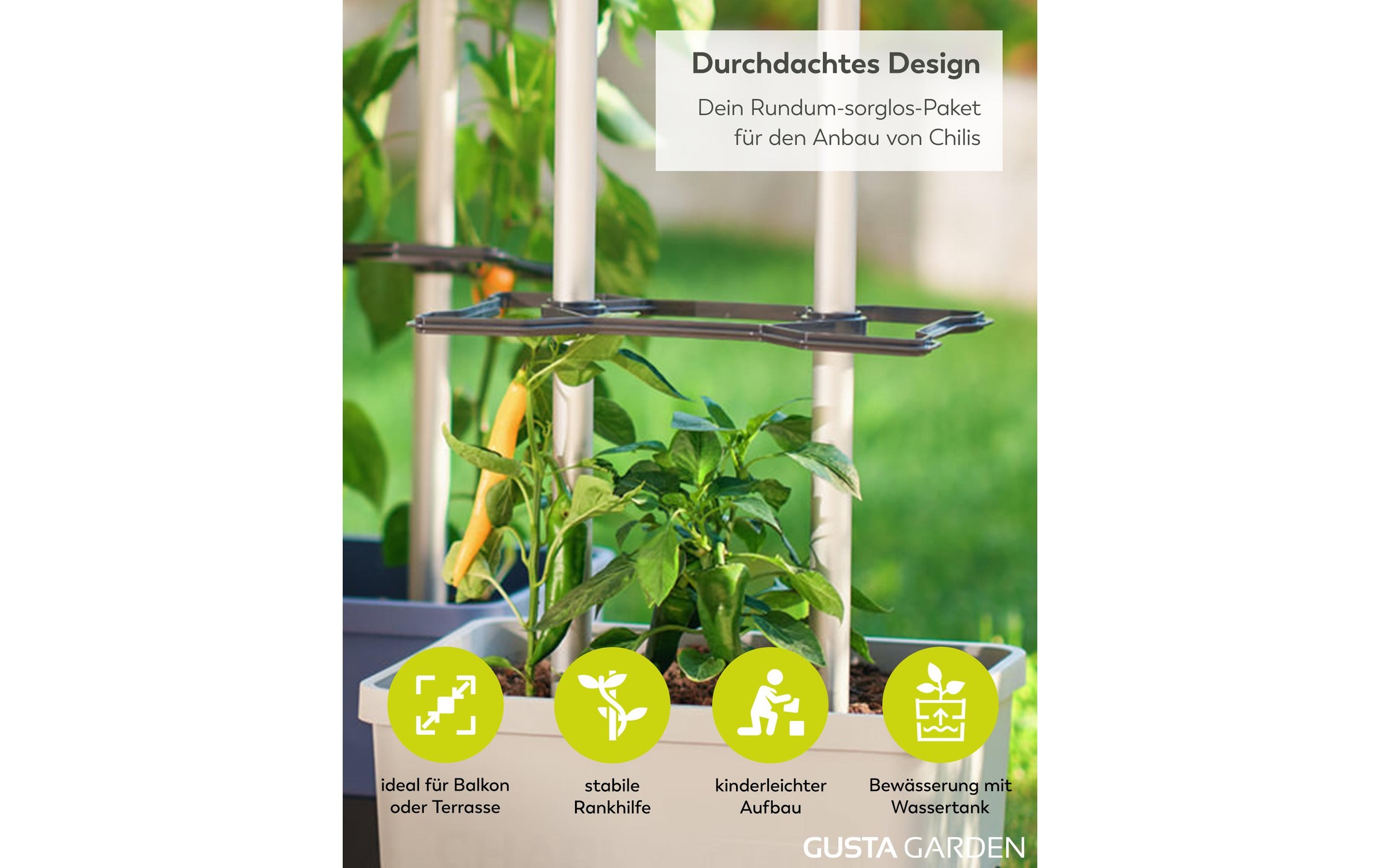 Gusta Garden Anzuchttopf »Charly Chili XL«