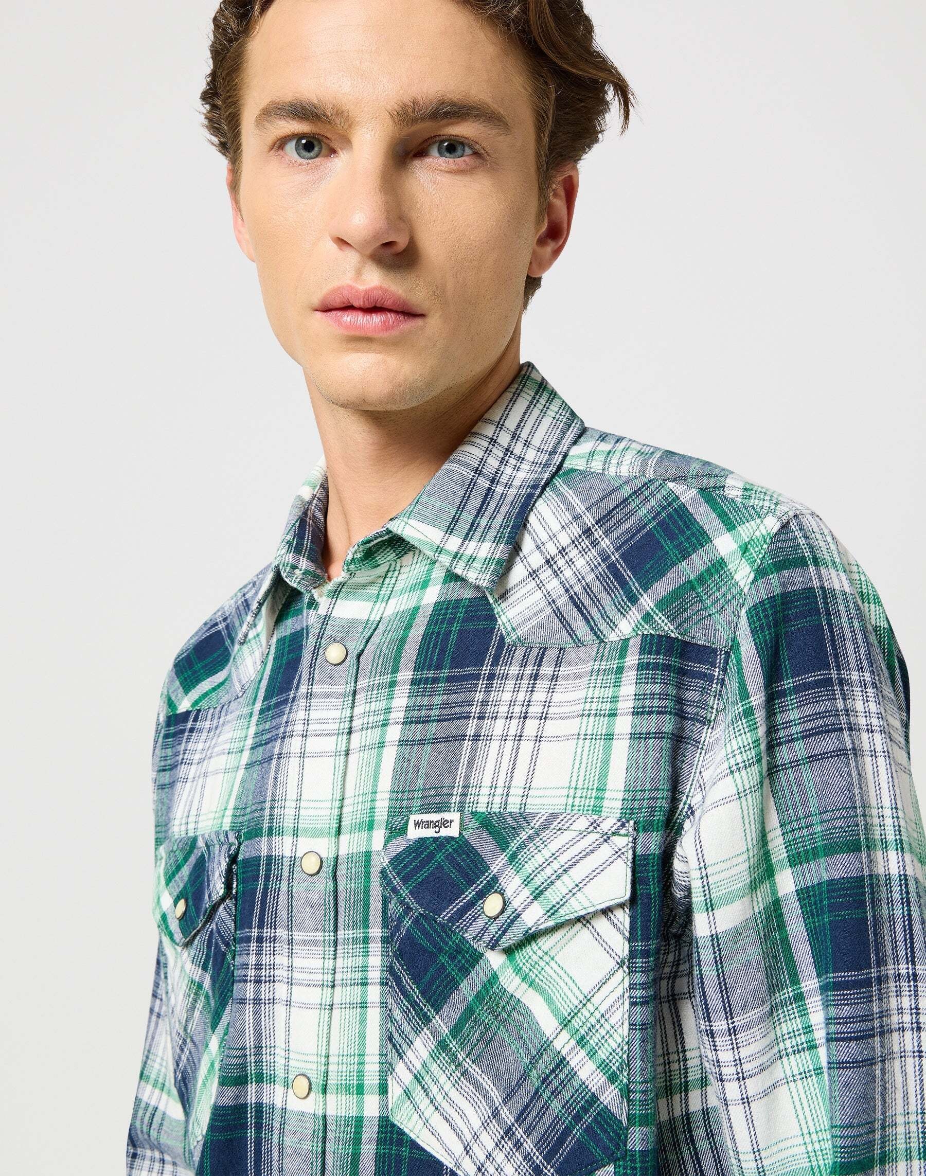 Wrangler Langarmhemd »WRANGLER Langarmhemd Western Shirt«