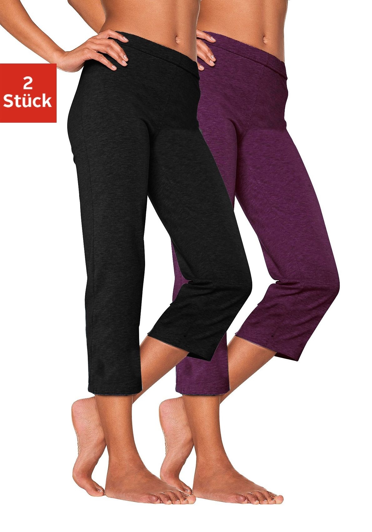 Image of Vivance active Caprihose mit Gummibund, Loungewear
