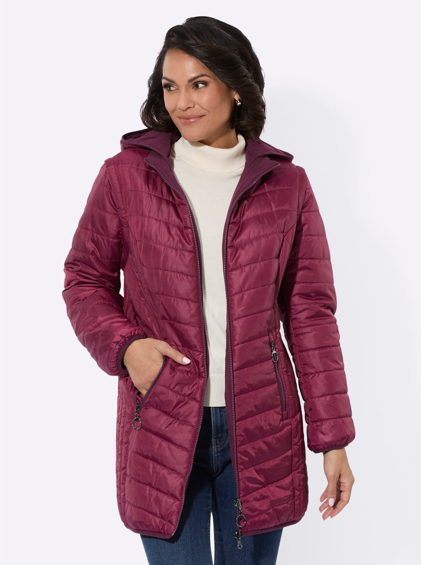 Casual Looks Wendejacke, mit Kapuze
