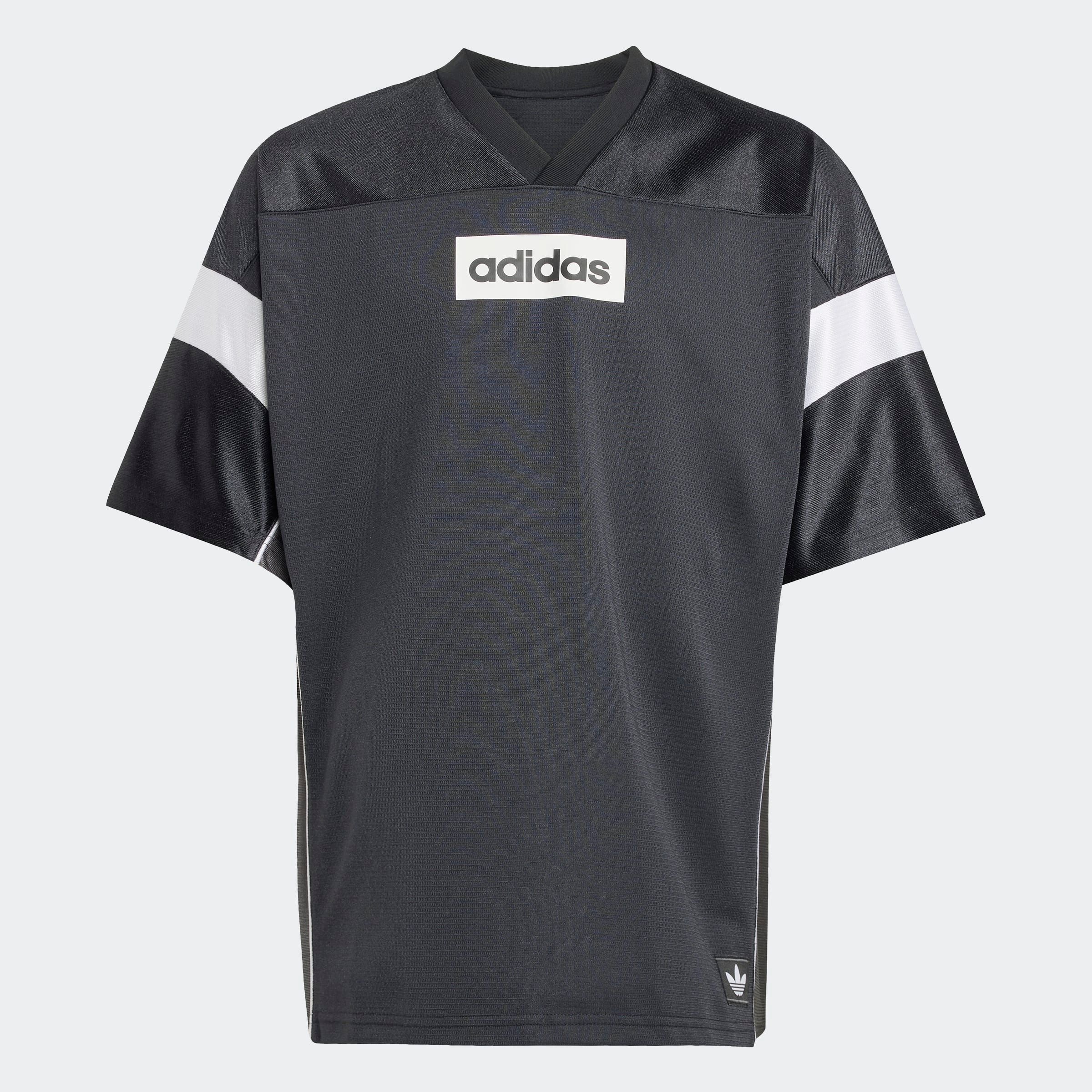 adidas Originals T-Shirt »JERSEY TEE« sportlicher Stil, V-Ausschnitt, Oversize-Passform, aus Polyester