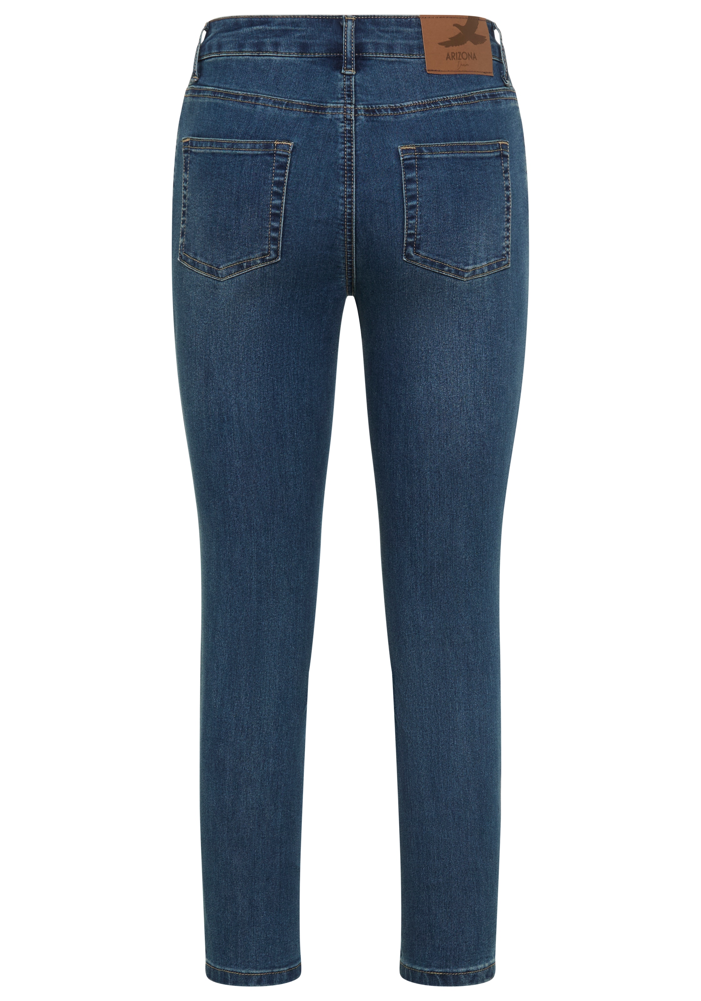 Arizona 7/8-Jeans »Shaping« eng anliegend,  Röhrenjeans,  Used-Waschung,  High-Waist,  7/8-Länge