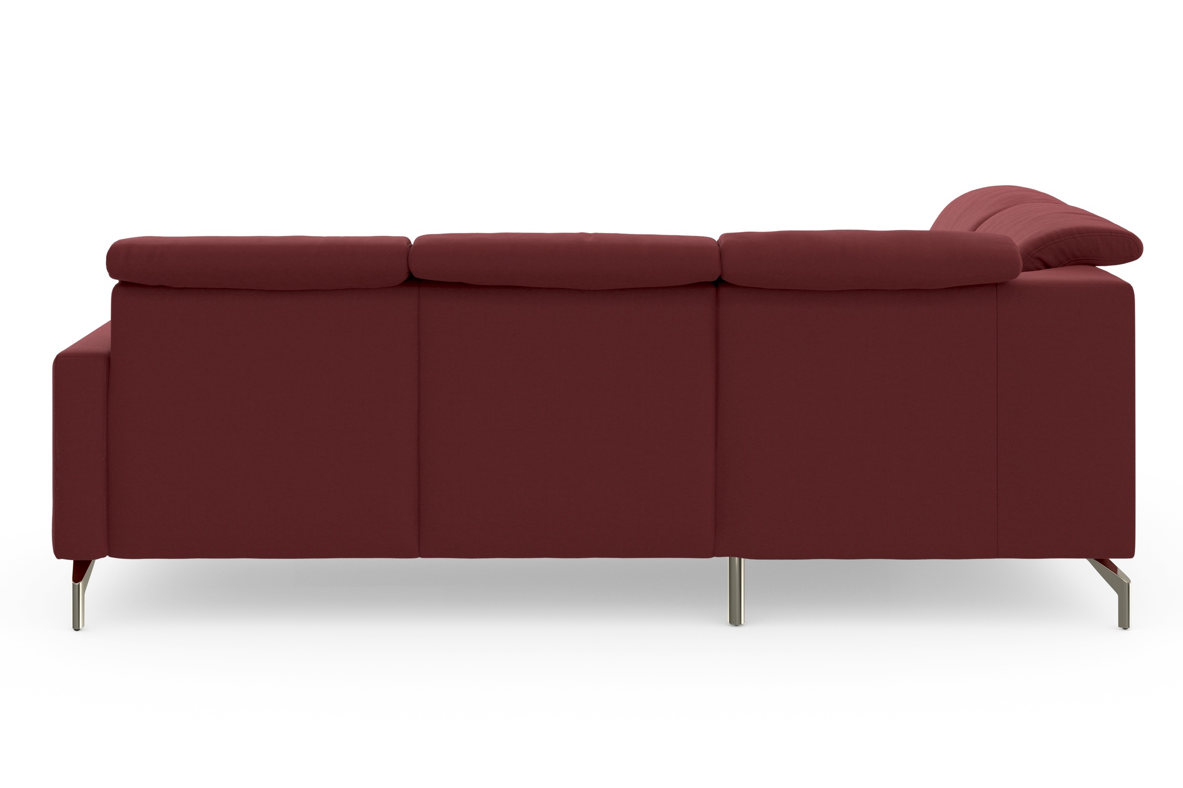 sit&more Ecksofa »Bailando L-Form« wahlweise mit Kopfteilverstellung und Vorziehsitz, motorisch