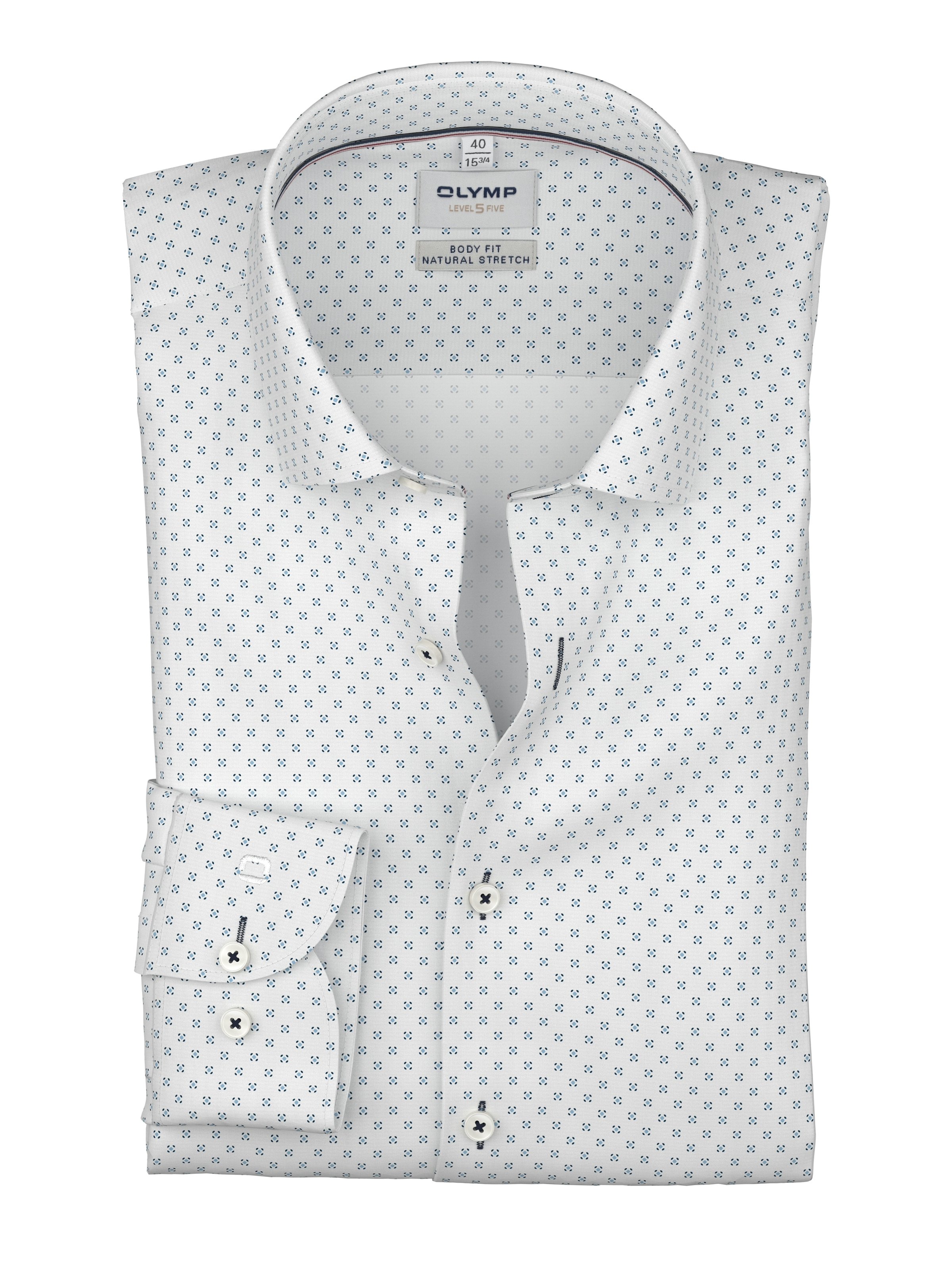 OLYMP Chemise à manches longues »Level Five« Businesshemd, body fit, Kentkragen