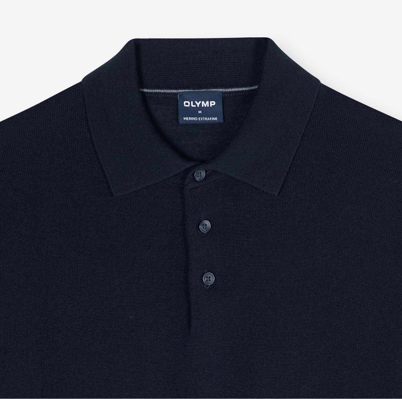 OLYMP Polokragenpullover »Casual« regular fit aus reiner Wolle