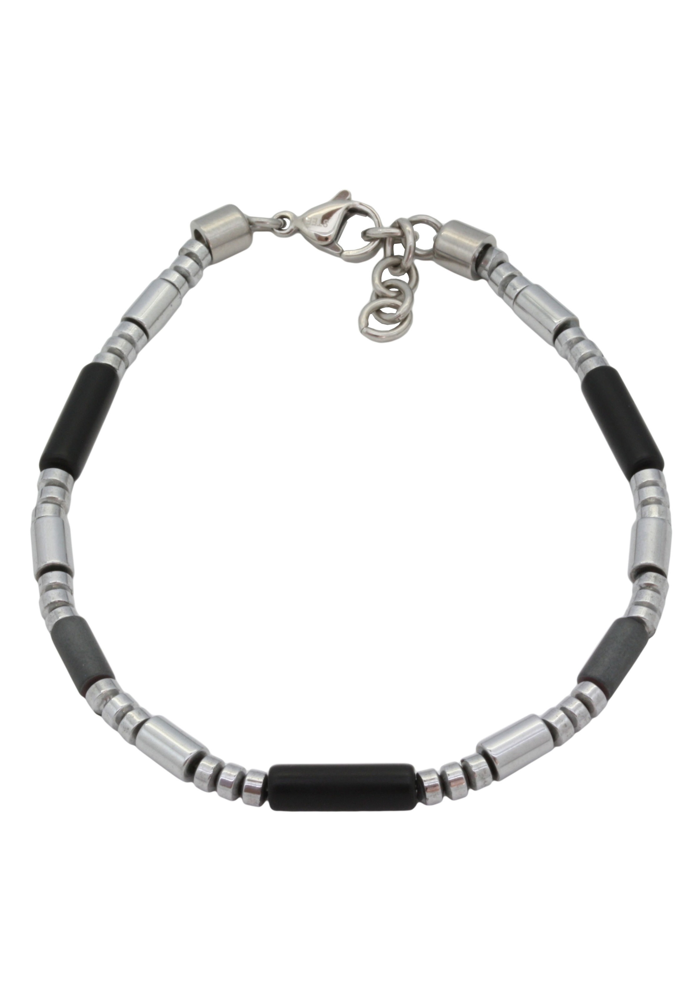 Image of Firetti Armband »Walzen, matt und poliert, massiv«, mit Onyx und Hämatit, Made in Germany bei Ackermann Versand Schweiz