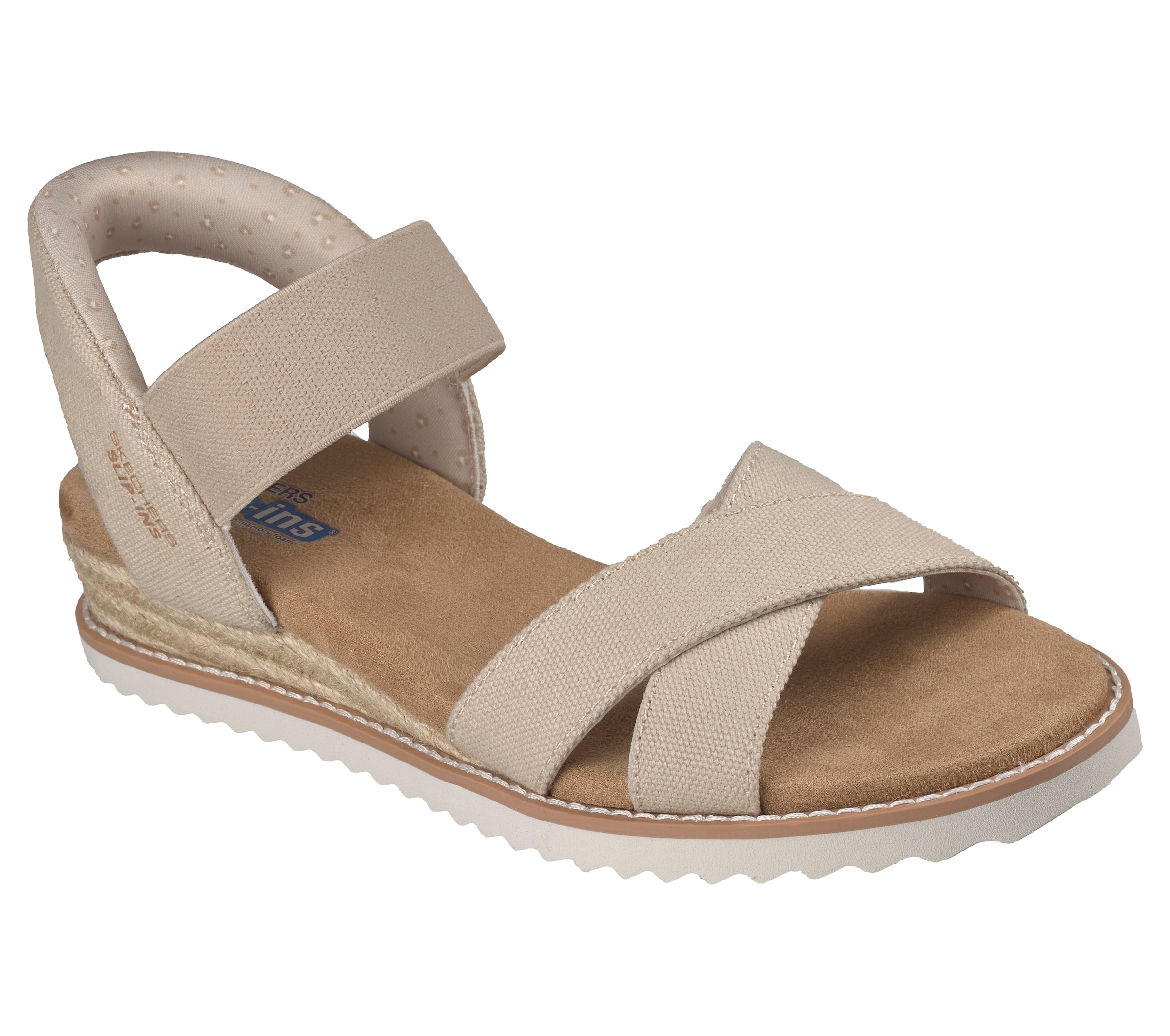 Skechers Sandale »DESERT KISS-GOLDEN LILY«  Sommerschuh, Urlaubsschuh, Sandalette mit Memory Foam