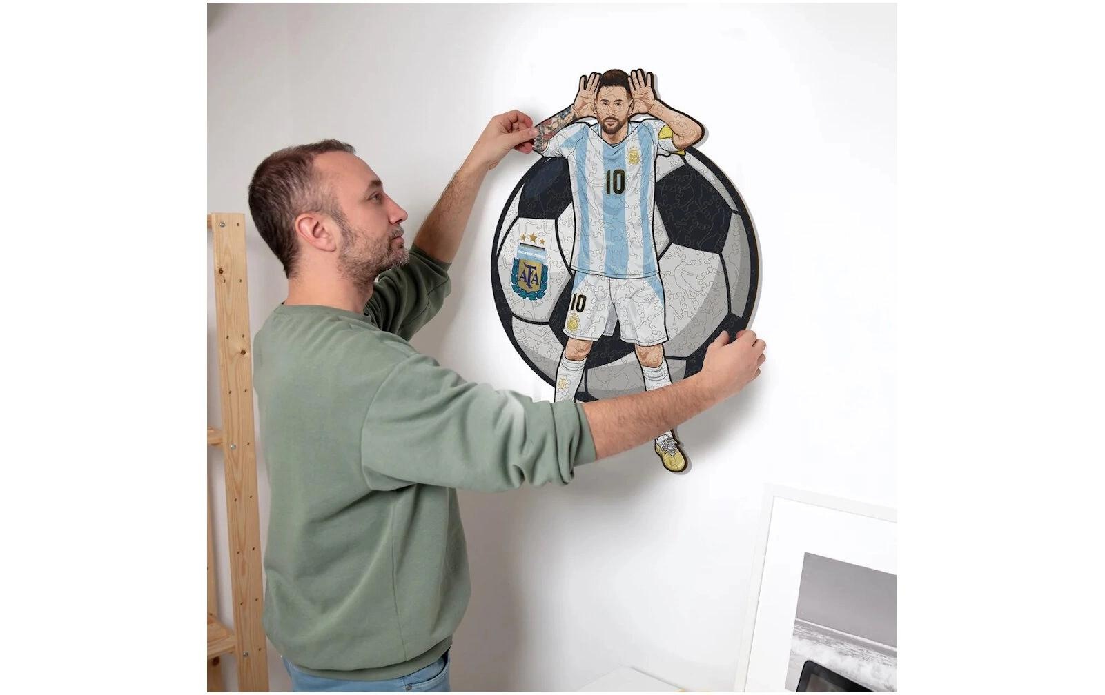   Puzzle »Iconic Lionel Messi (Argentina)« Holzart: Birke (Herkunftsland: China)