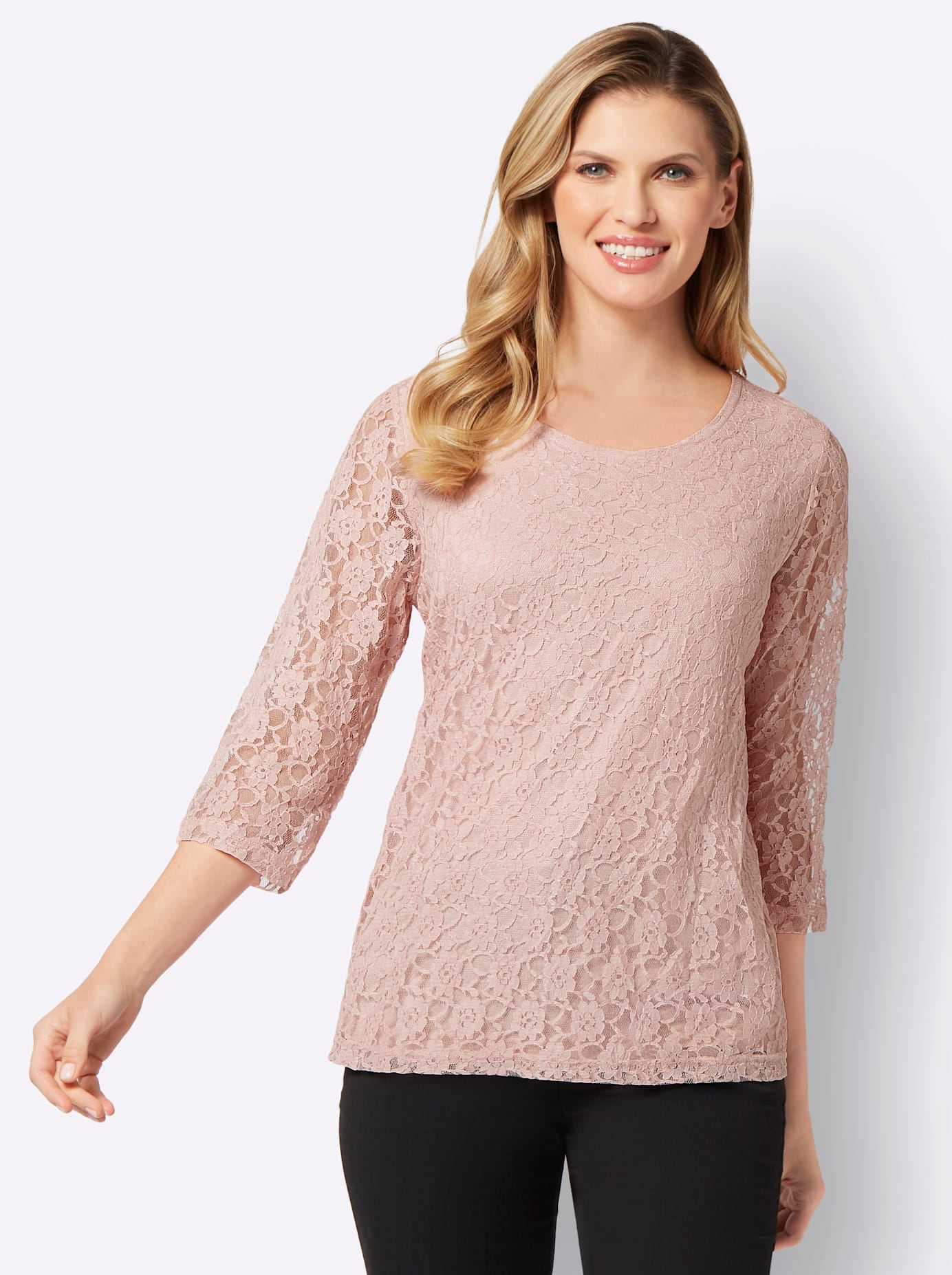 Classic Basics Spitzenshirt "Spitzenshirt" 1 Stk.