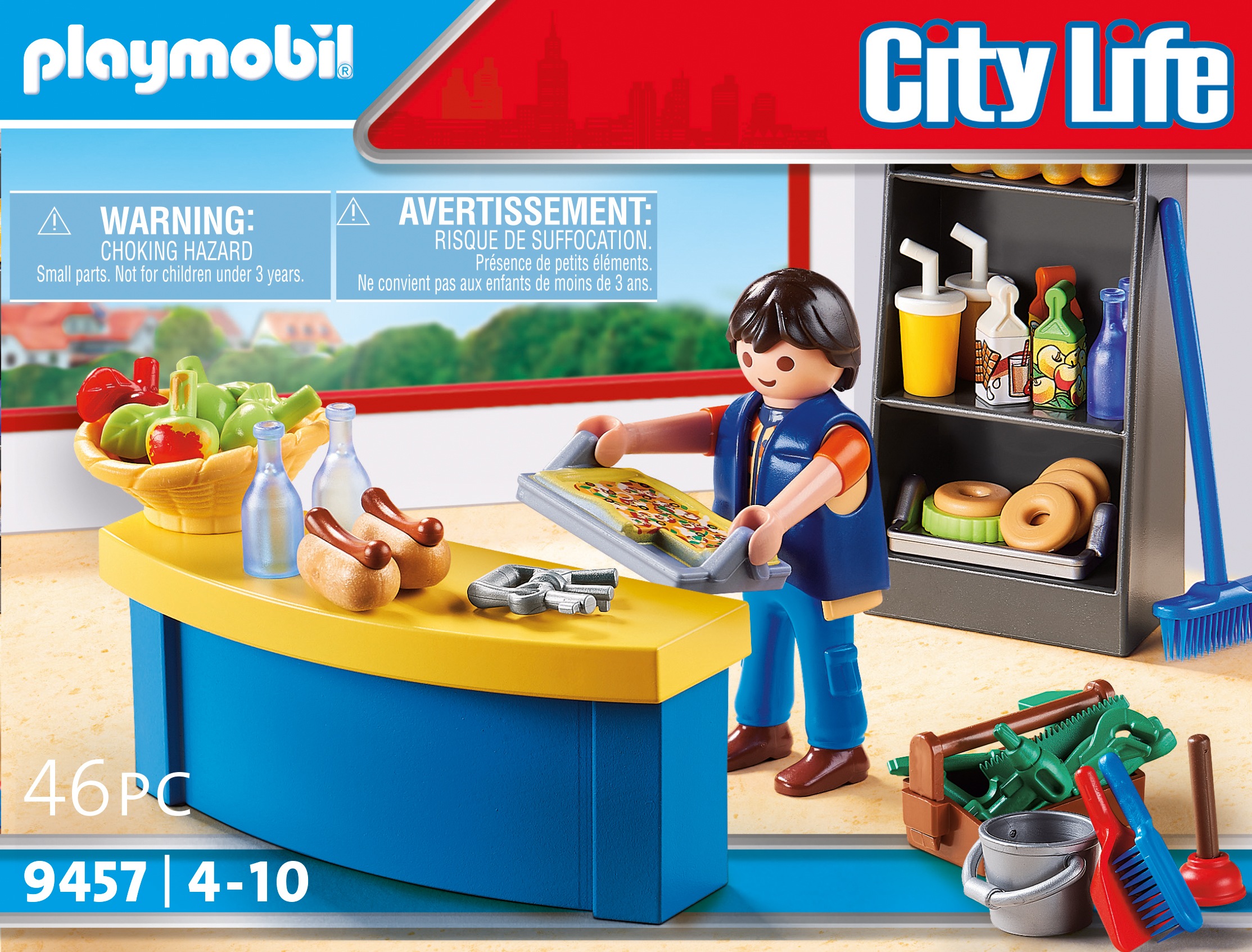 Image of Playmobil® Konstruktions-Spielset »Hausmeister mit Kiosk (9457), City Life«, (46 St.), Made in Europe bei Ackermann Versand Schweiz