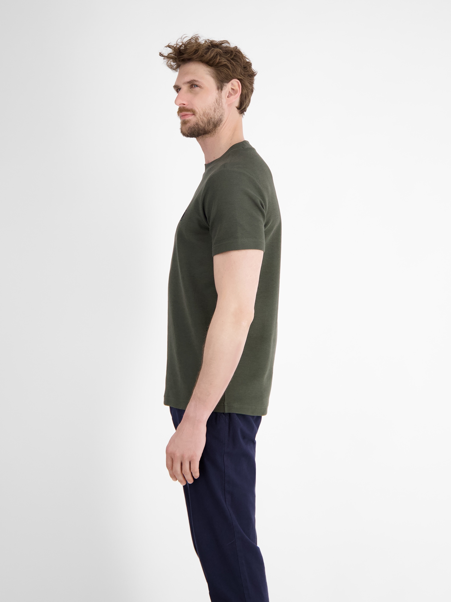 LERROS T-shirt »Herren T-Shirt in Strukturqualität«