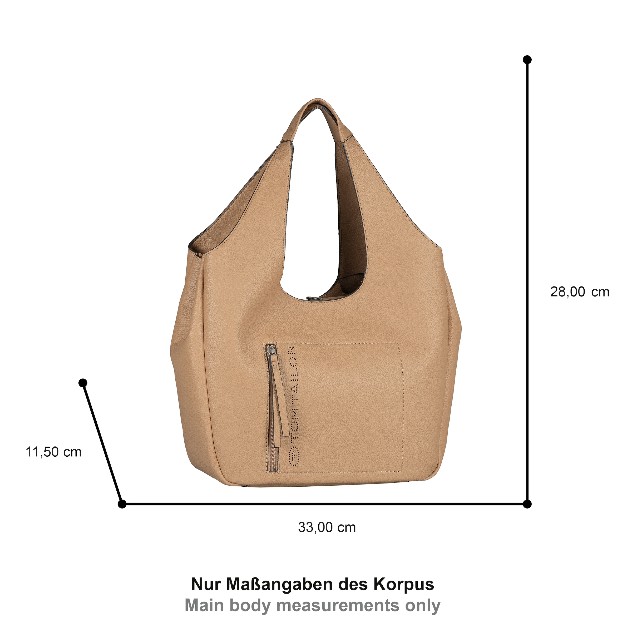 TOM TAILOR Shopper »Analisa« Formes nettes et motif de trous logo pour un look moderne avec caractère