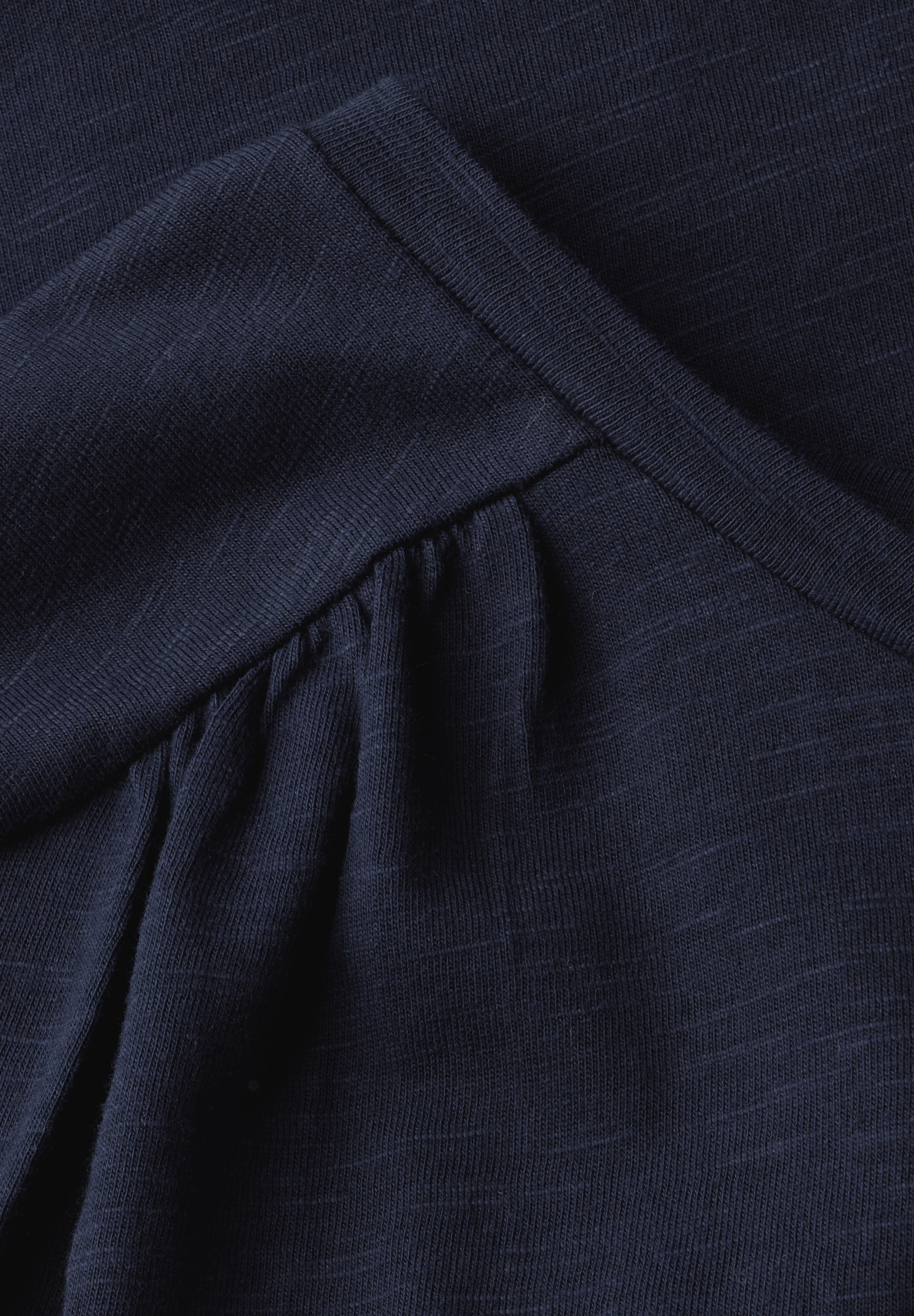 STREET ONE Shirttop, mit Raffung an der Schulter