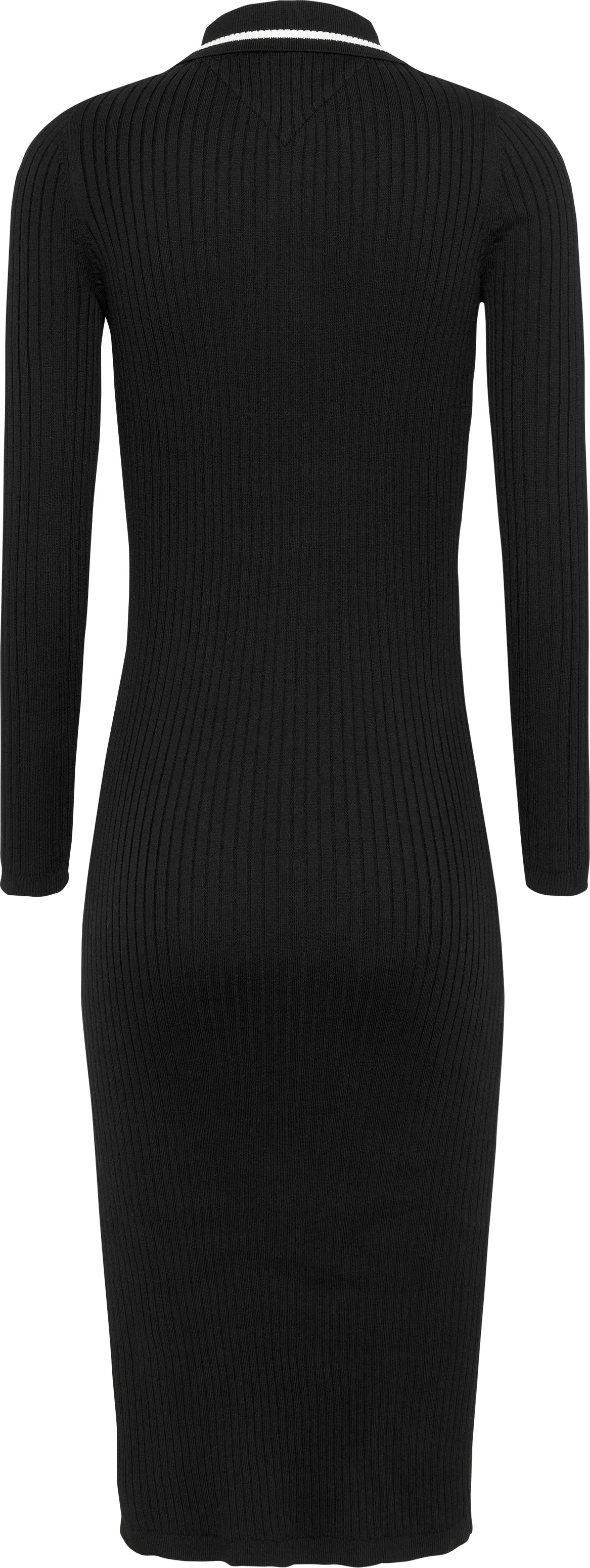 Tommy Jeans Polokleid »TJW LS POLO MIDI DRESS« in Midi-Länge