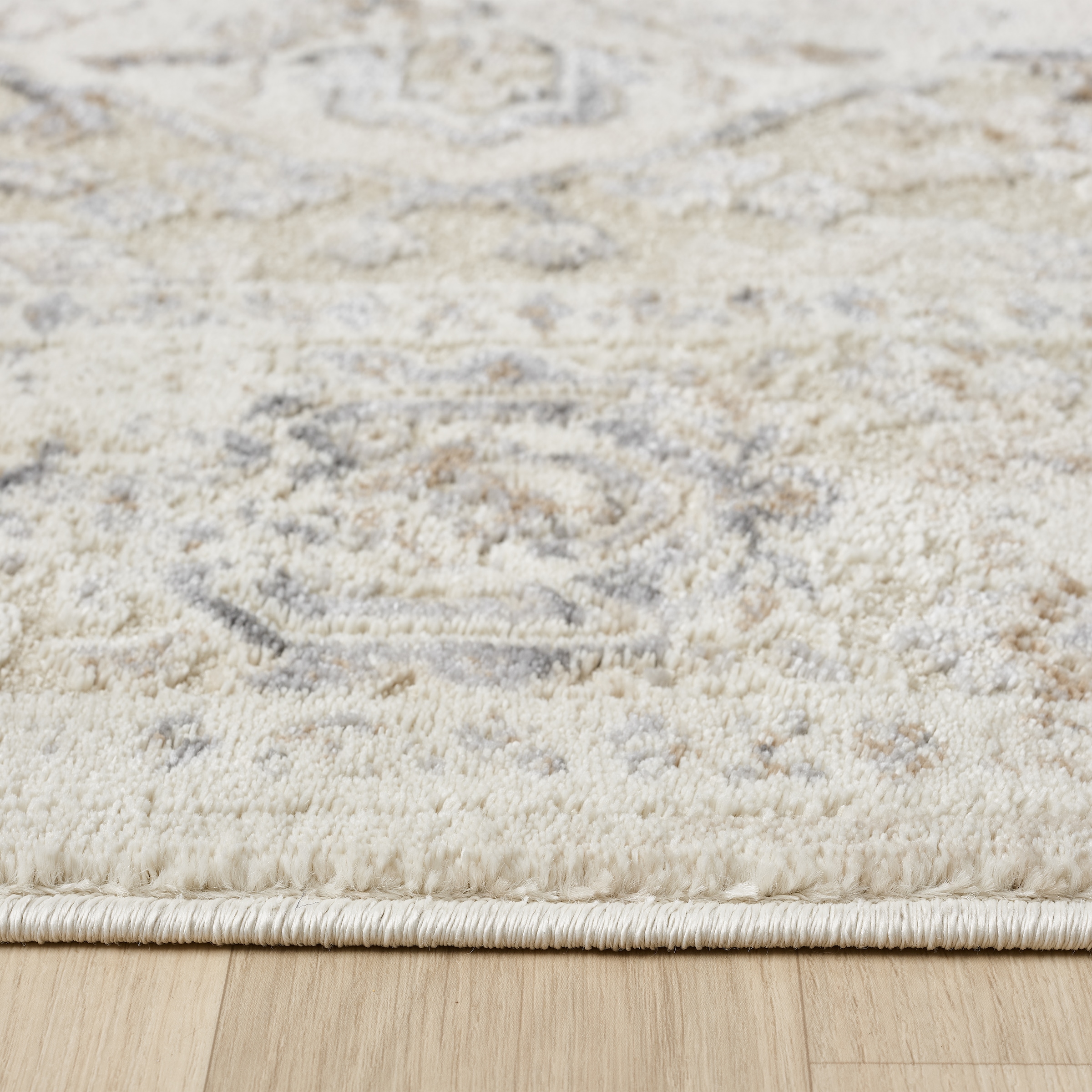 my home Teppich »Kylan, Hoch-Tief-Struktur, dezenter Glanz« rechteckig 9 mm Höhe Schrumpf-Garn-Effekt, im Vintage-Look, dichte Qualität, Wohnzimmer