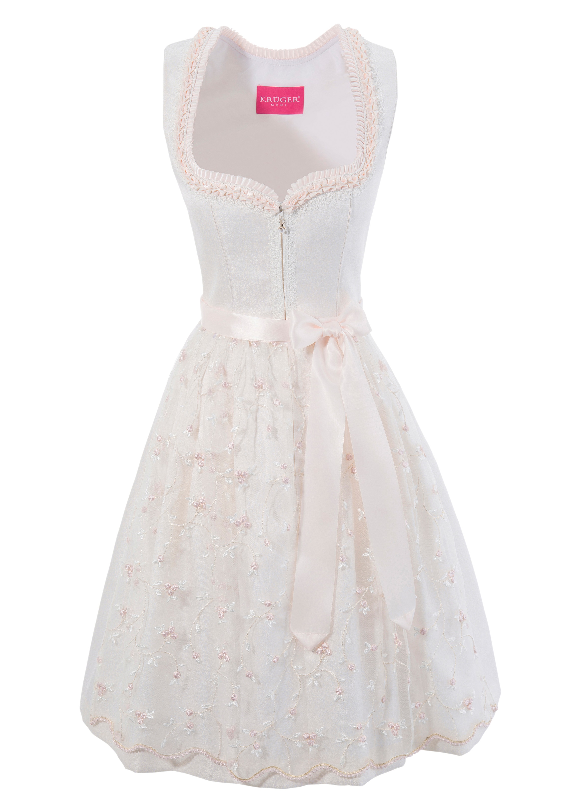 Dirndl midi mit Webmuster