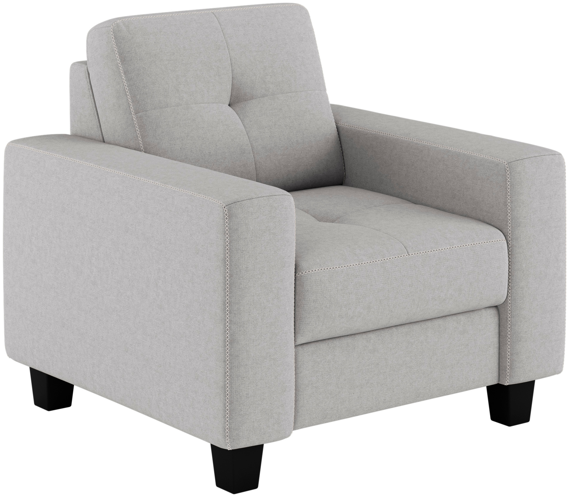 Places of Style Sessel »Varese«, Kreuznaht in beige