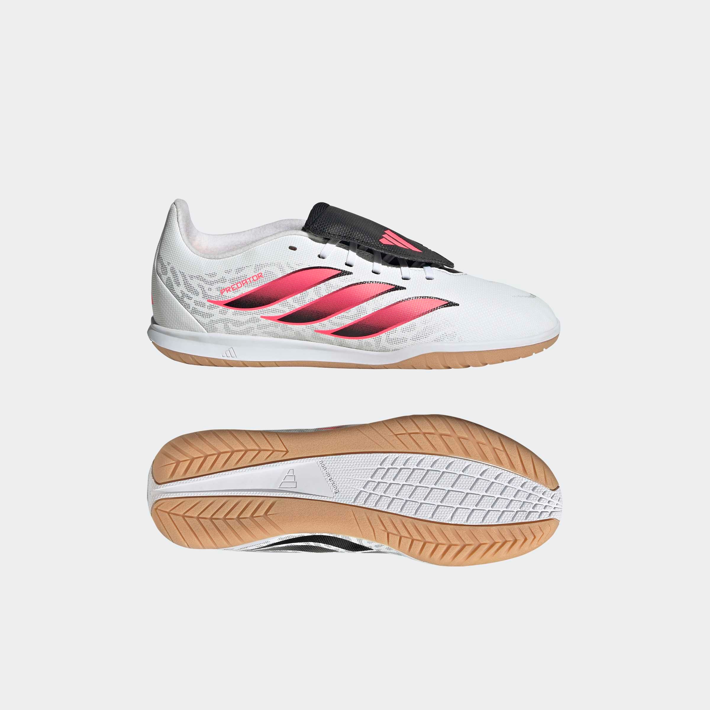 adidas Performance Chaussure de football »PREDATOR CLUB SALA KIDS , UMSCHLAGBARE ZUNGE«  pour sol de salle, pour adolescents et enfants