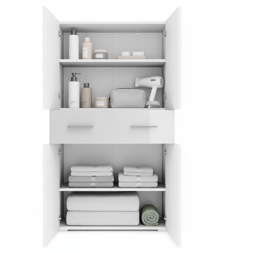 GOODproduct Armoire intermédiaire »Föhr« minimaliste, intemporel, brillant