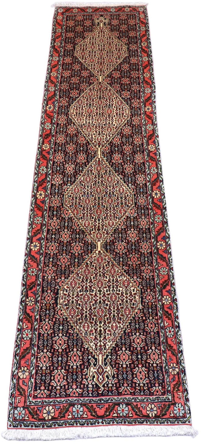 Image of morgenland Läufer »Bidjar Durchgemustert Blu scuro 288 x 69 cm«, rechteckig, 7 mm Höhe, Unikat mit Zertifikat bei Ackermann Versand Schweiz