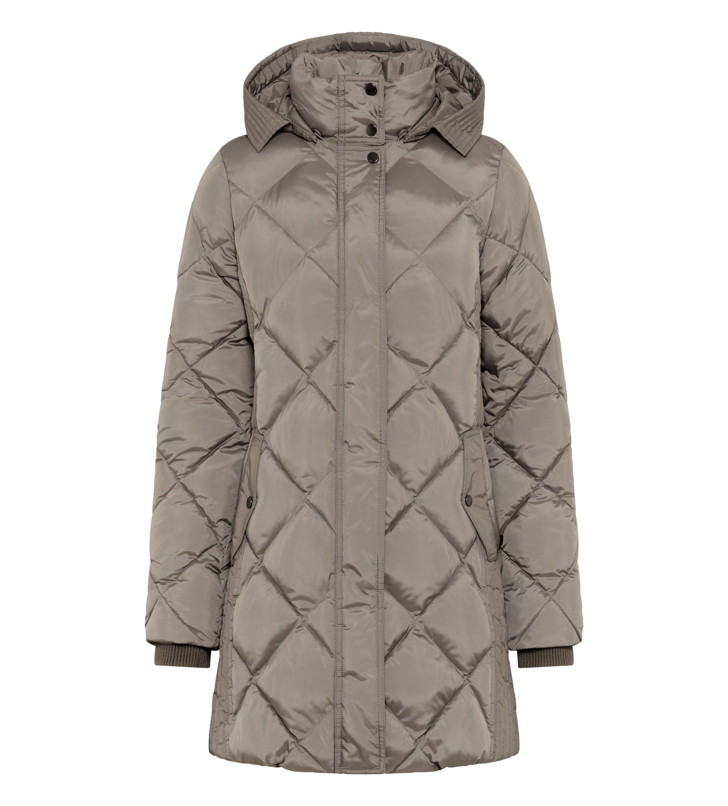 Fuchs Schmitt Manteau matelassé »Steppkurzmantel« col montant, coupe régulière, capuche
