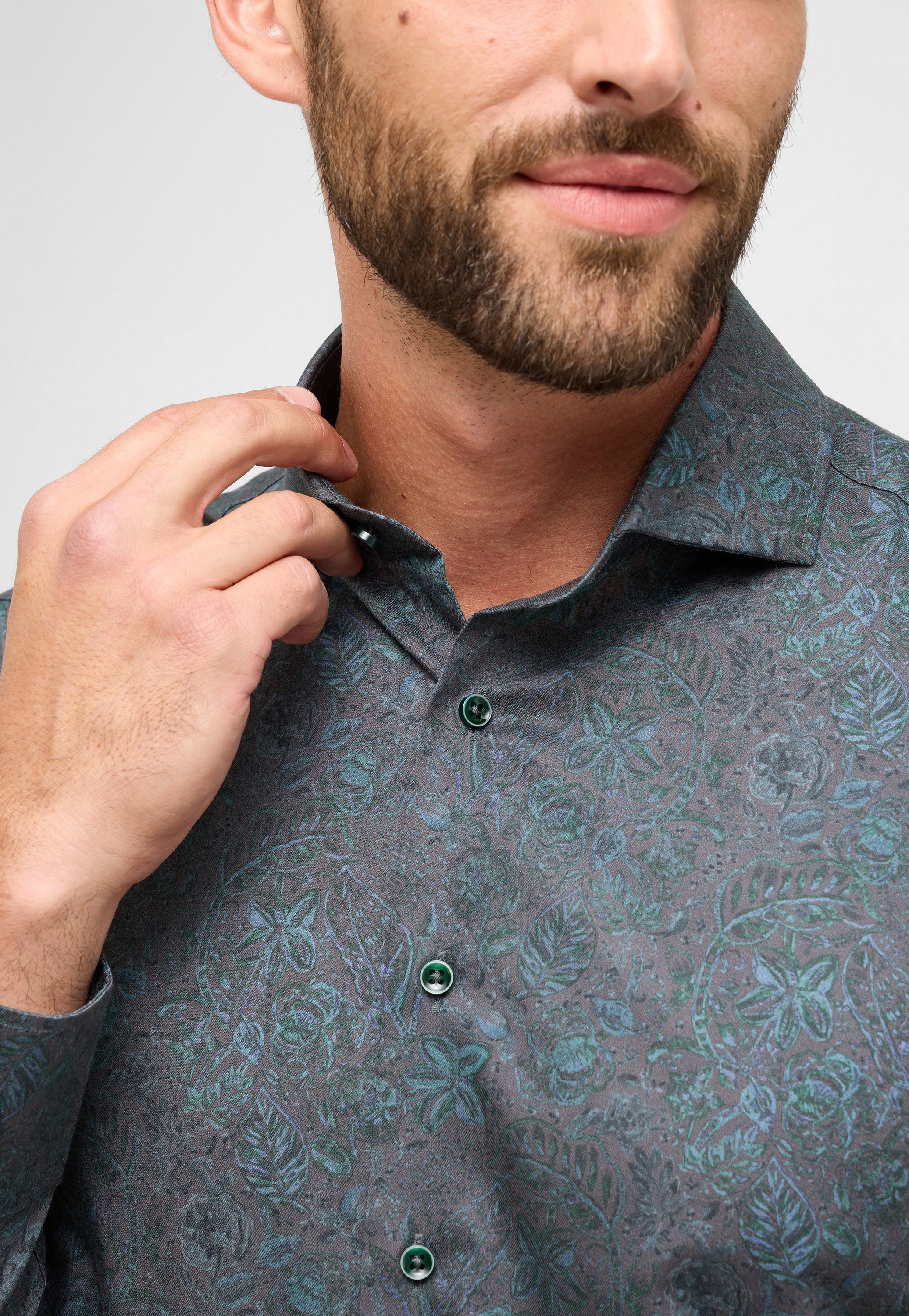Eterna Langarmhemd »MODERN FIT«, NON IRON (bügelfrei)