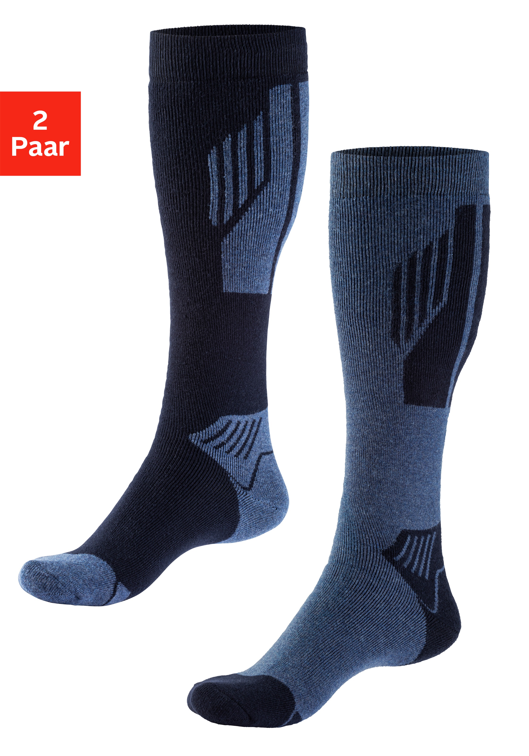 H.I.S Bas de ski Packung, 2 cuis tlg. mit bequemem Vollfrottee