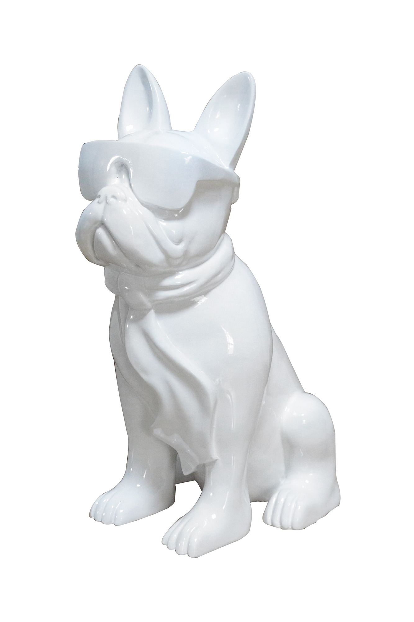 Kayoom Sculpture »Skulptur Bulldog 125« Coole Bull-Dog Skulptur aus langlebigem Kunstharz und Steinpulver