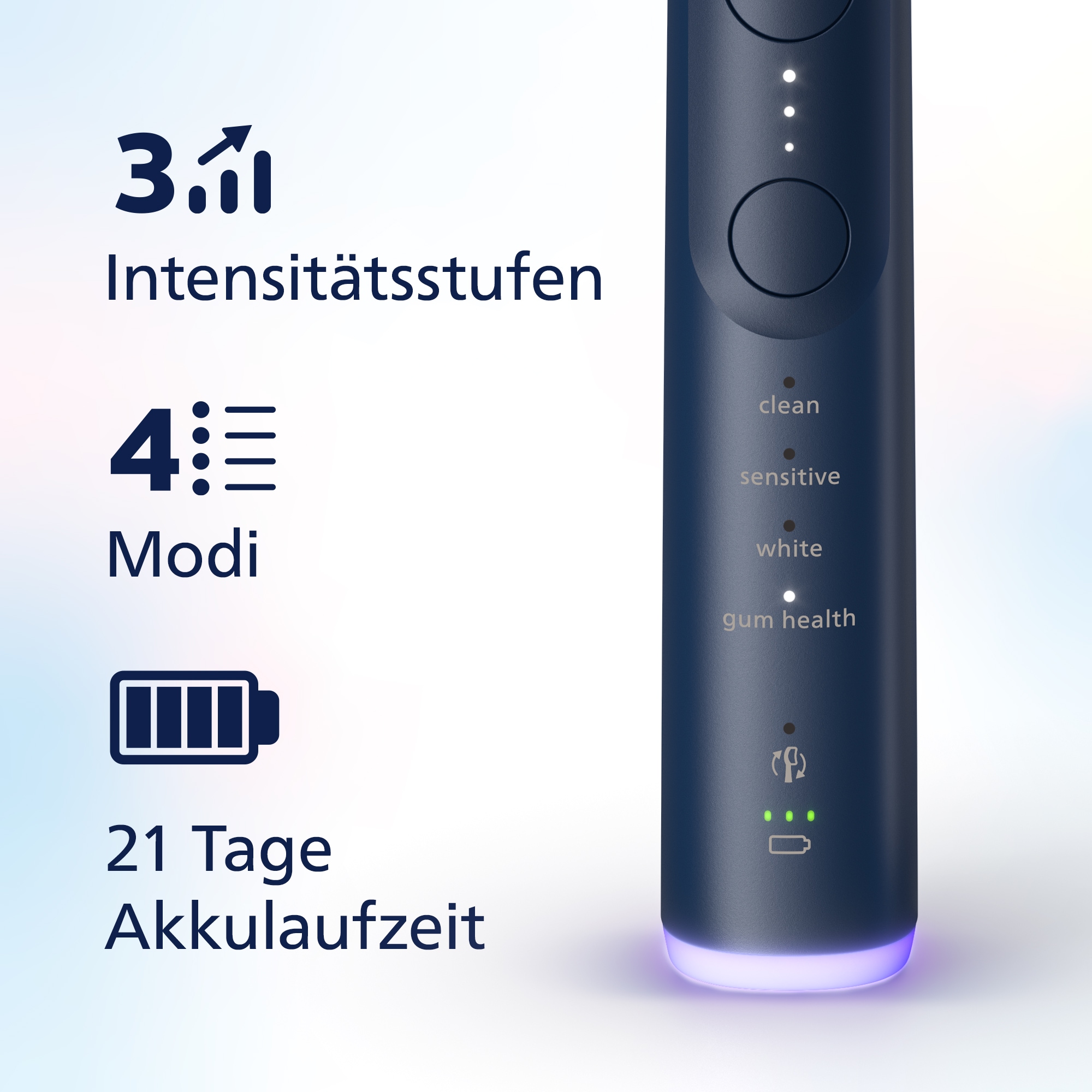 Philips Sonicare Brosse à dents électrique »Series 7100 HX7423/08« 4 cuis Aufsteckbürsten mit visueller Andruckkontrolle, 4 Putzmodi und 3 Intensitätsstufen