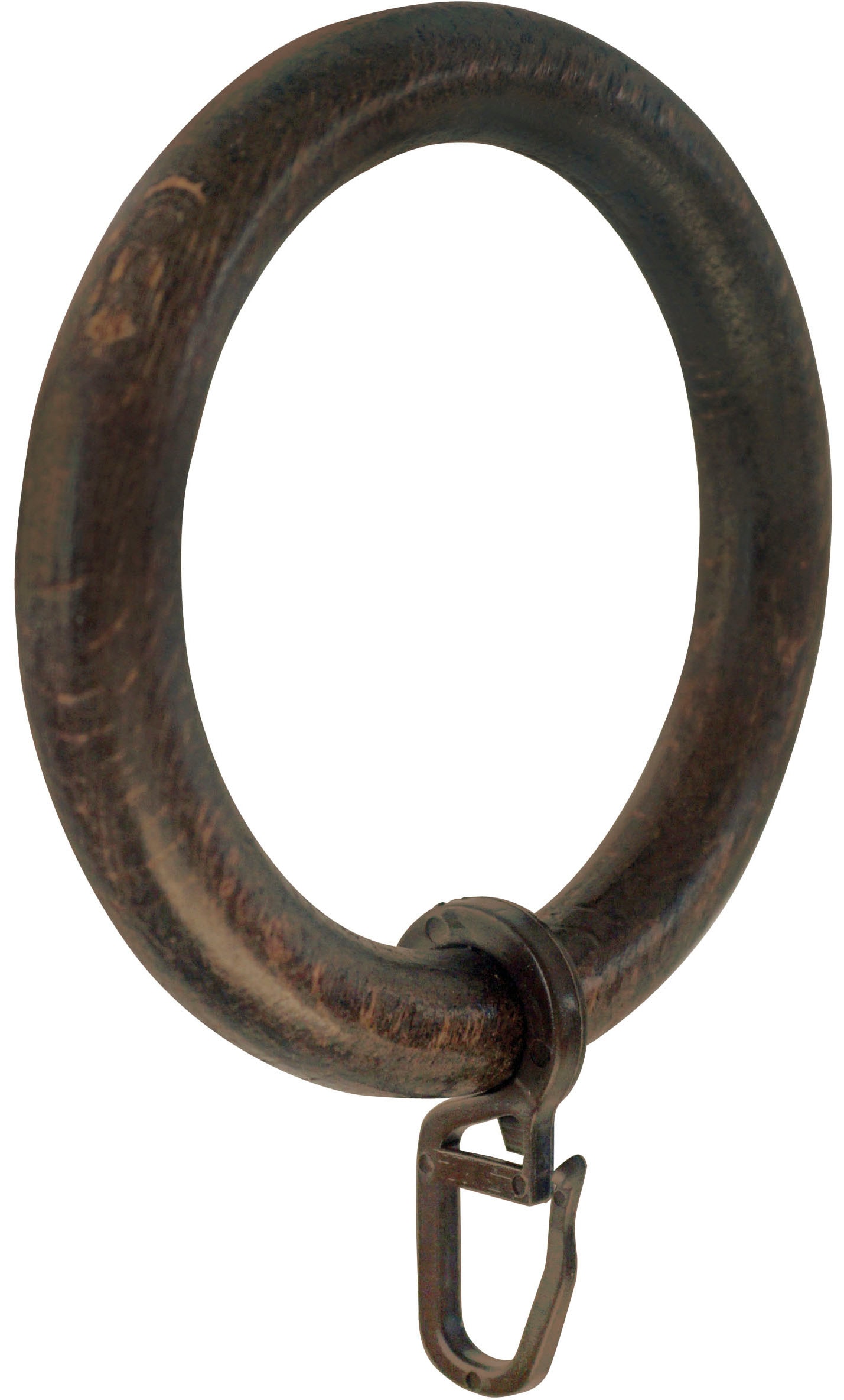 Image of GARESA Gardinenring "Holzring mit Haken" für Durchmesser bis 35mm, einfache Montage