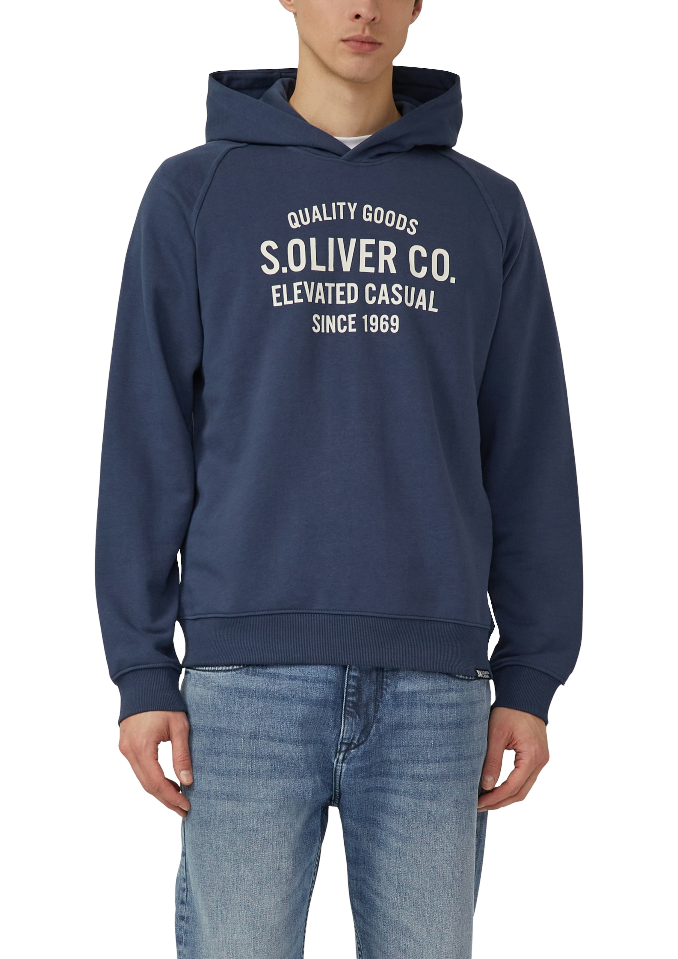 Image of s.Oliver Hoodie, mit Logo Print