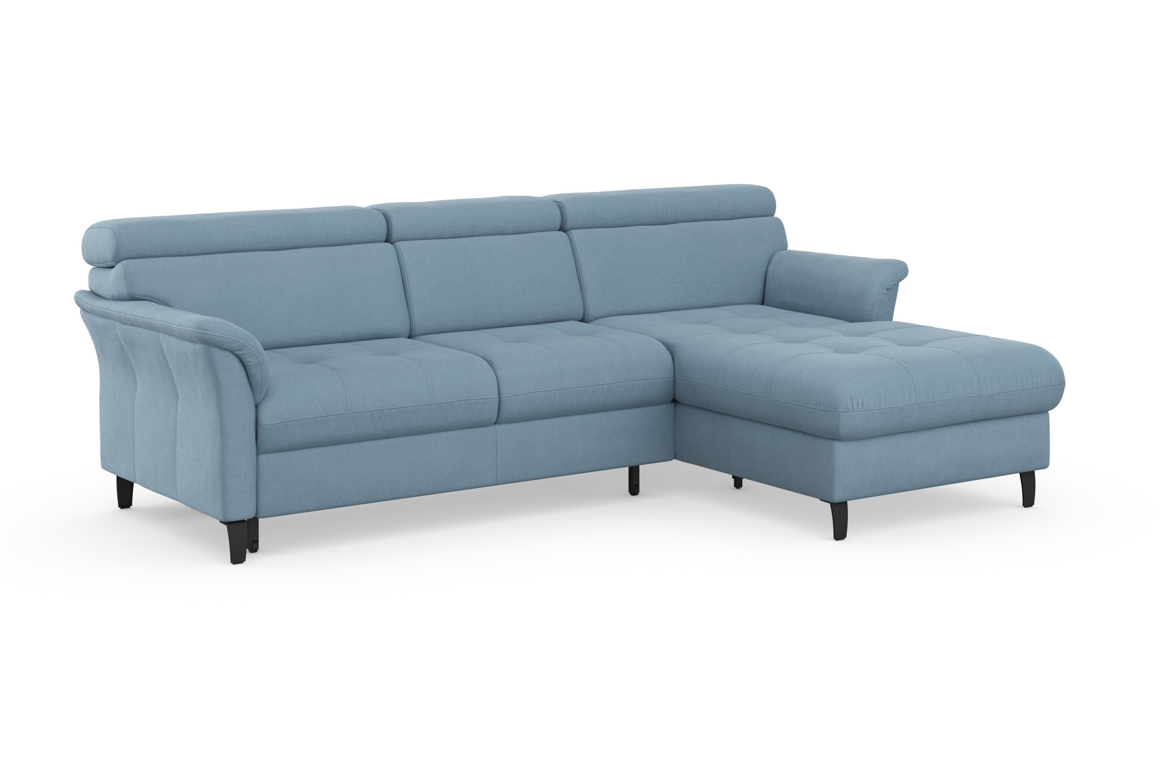 sit&more Ecksofa »Marano L-Form«, inklusive Kopfteilverstellung, wahlweise mit Bettfunktion, Bettkasten
