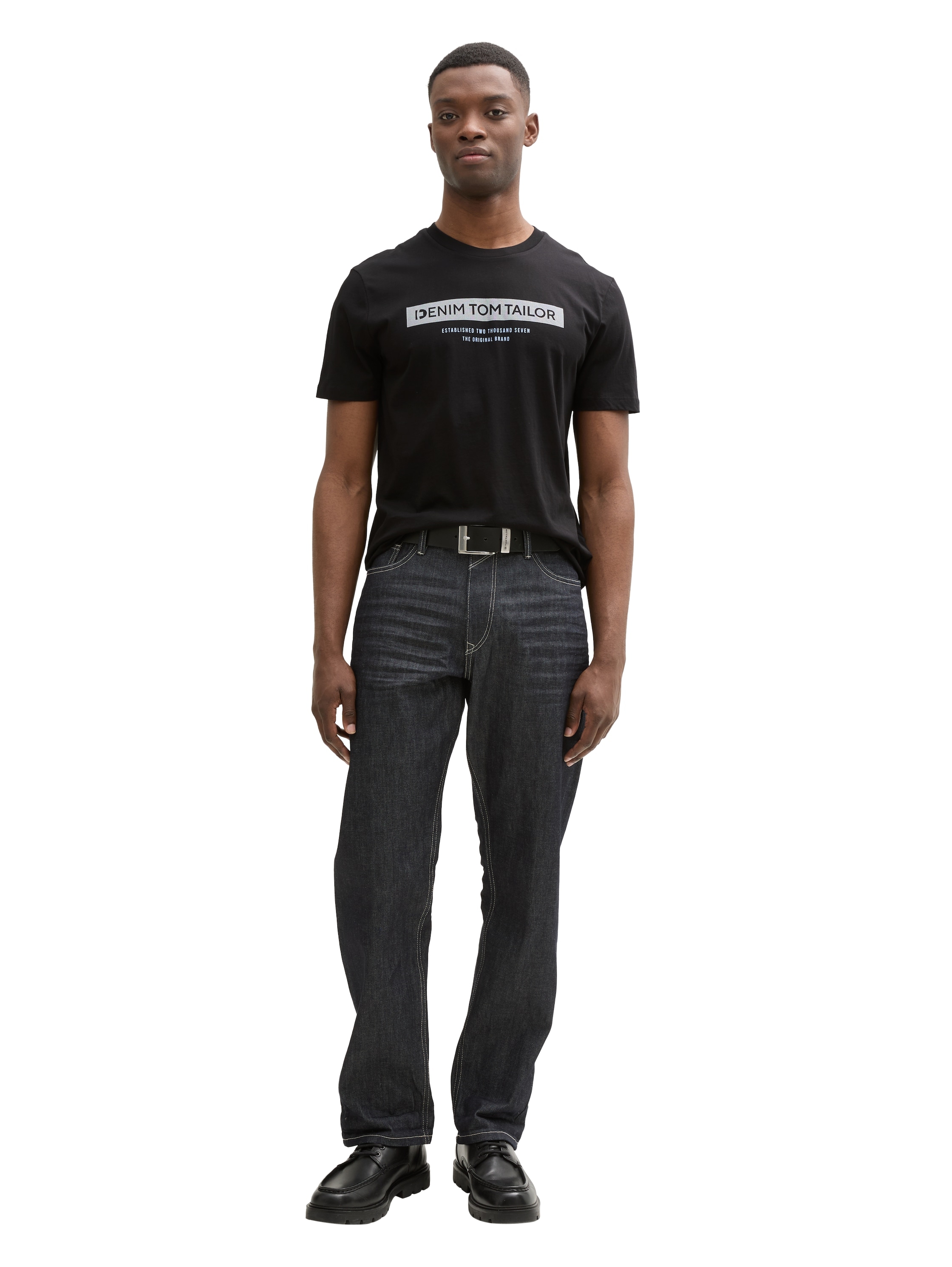 TOM TAILOR Denim T-Shirt, mit verschiedenen Logo Prints