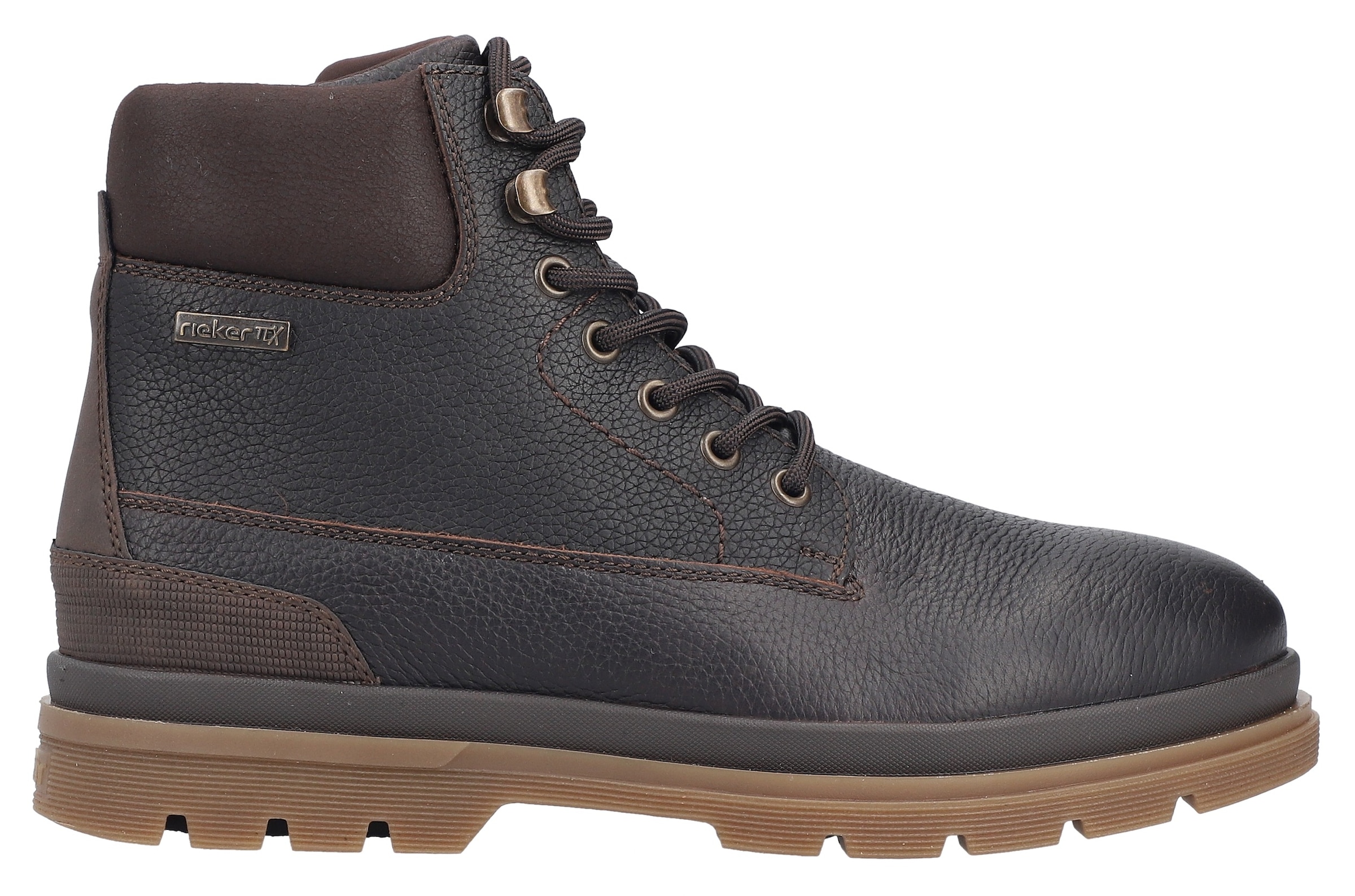 Rieker Winterstiefelette  Winterboots, Schnürboots, Profilsohle, mit riekerTEX-Membran