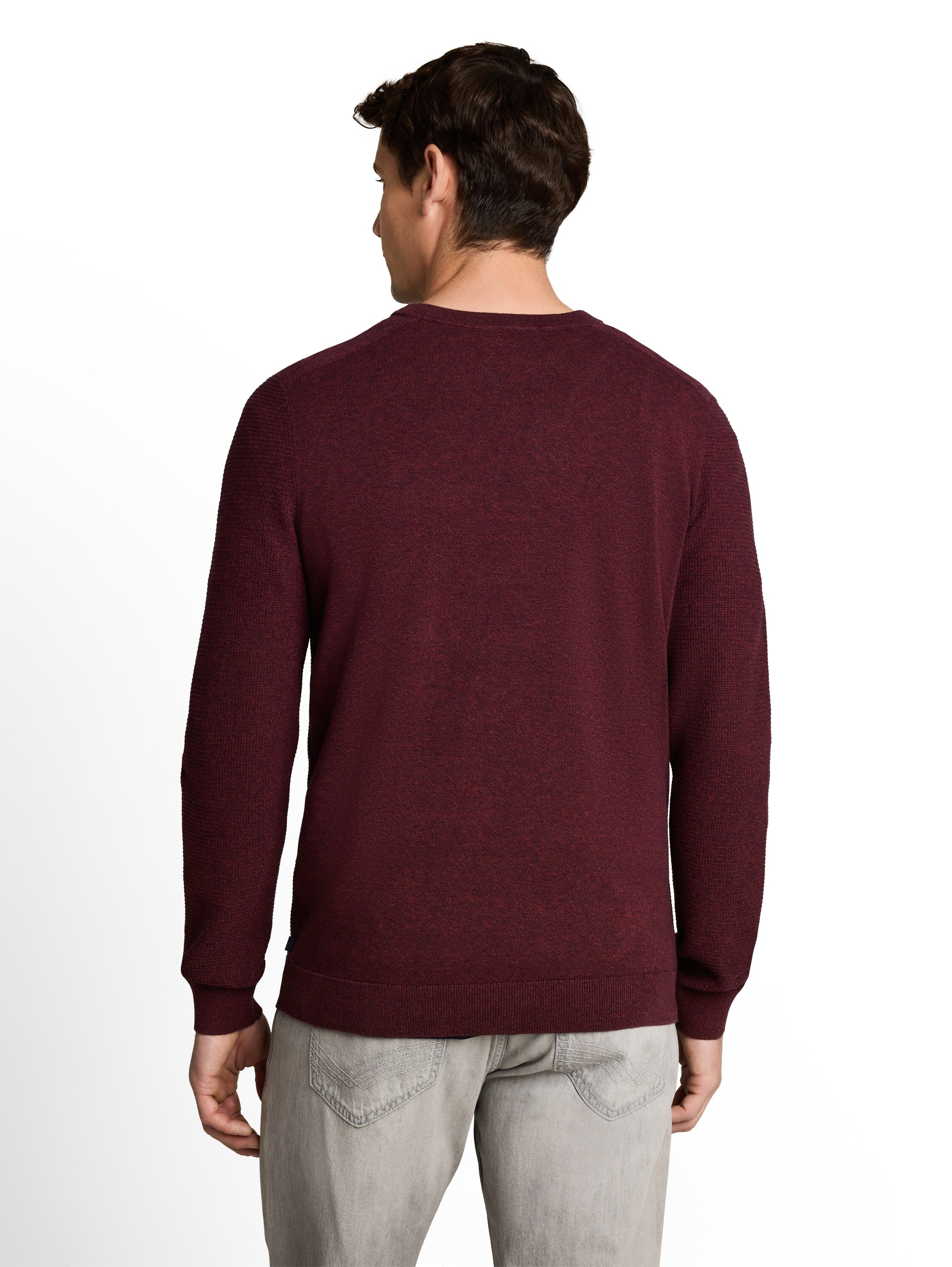 TOM TAILOR Pull en tricot En coton doux - col rond