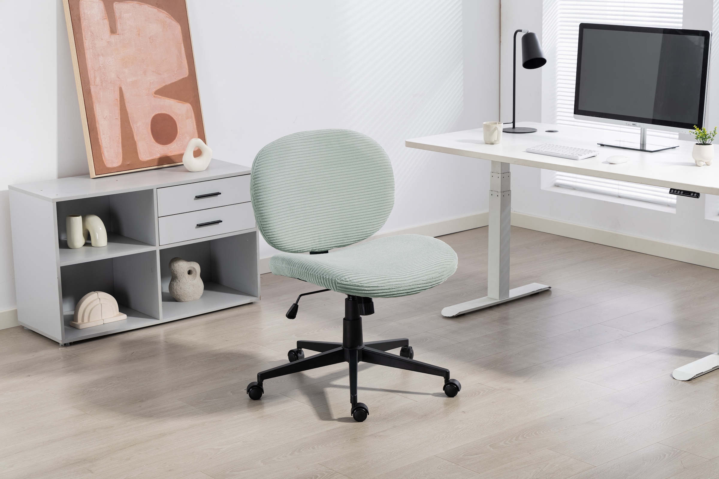 Duo Collection Chaise pivotante »Tilo« () 1 cuisréglage hauteur d’assise, mécanisme basculant, roulettes doubles de sécurité
