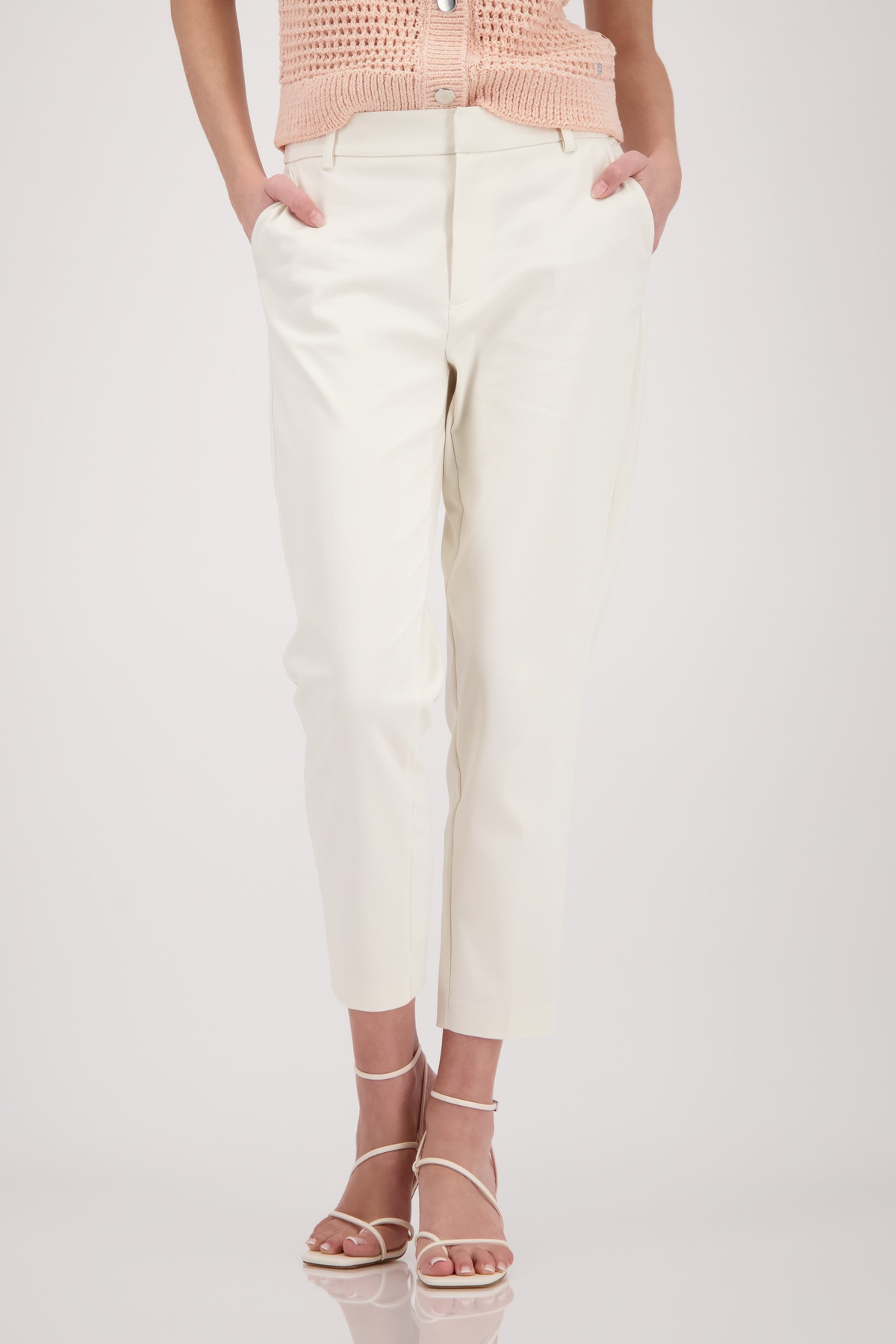 Image of Monari 7/8-Hose "Hose Bügelfalte" Regular fit mit Bügelfalten